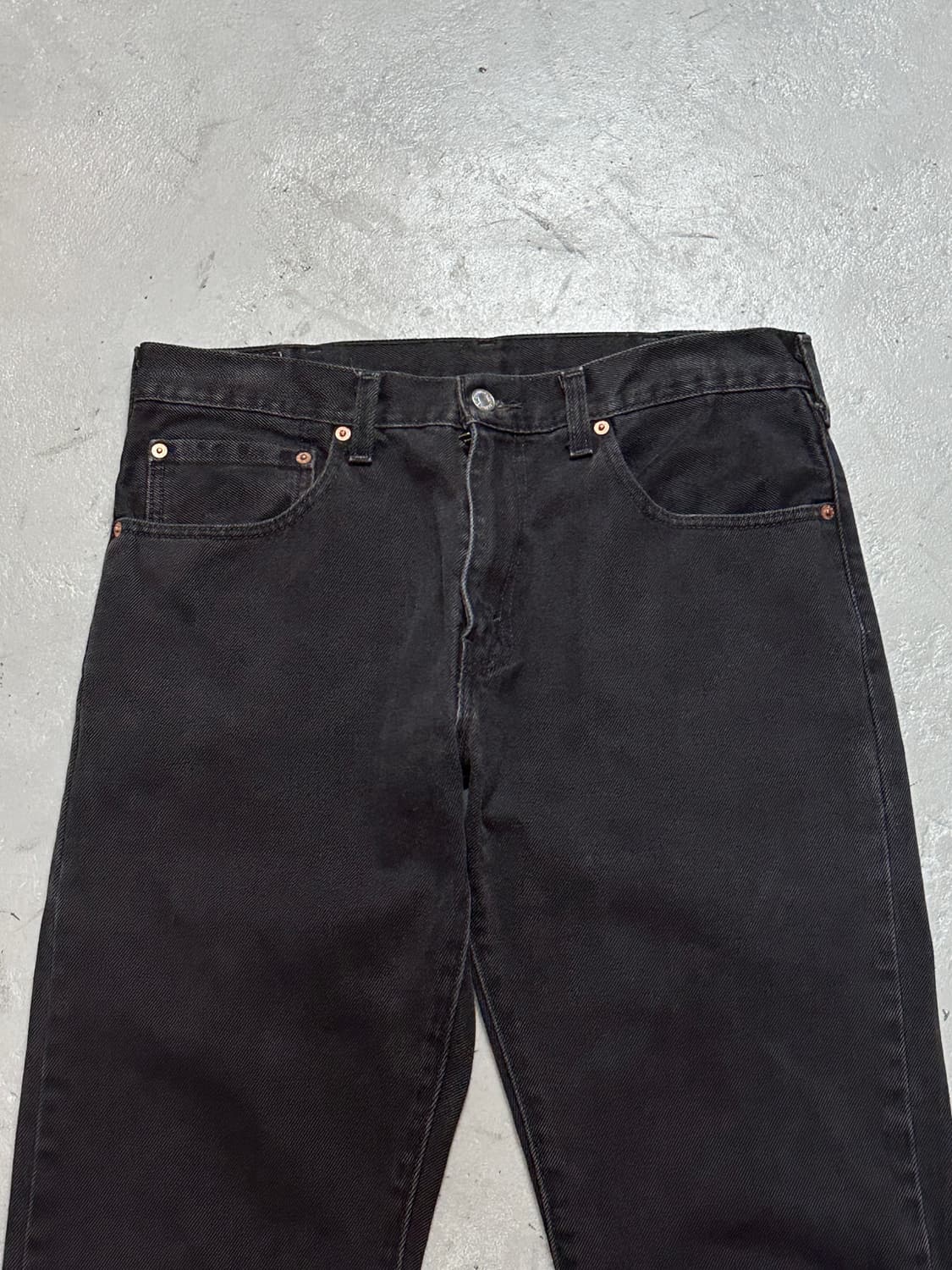 00's 리바이스 517 블랙 부츠컷 플레어진 상품이미지5