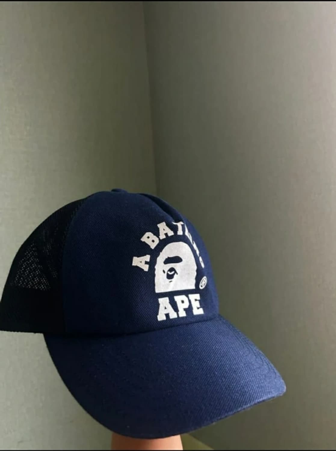 █급하게!!싸게 내보냅니다█ Bape 베이프 볼캡 트러커 모자 판매 상품이미지1