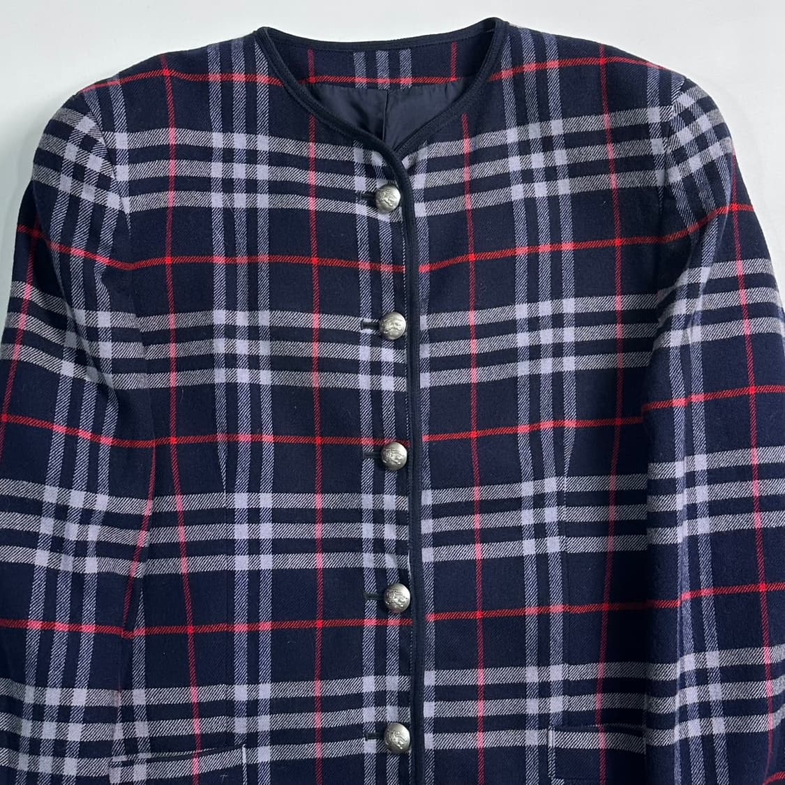 버버리 노바체크 울 은장 자켓    상품이미지2