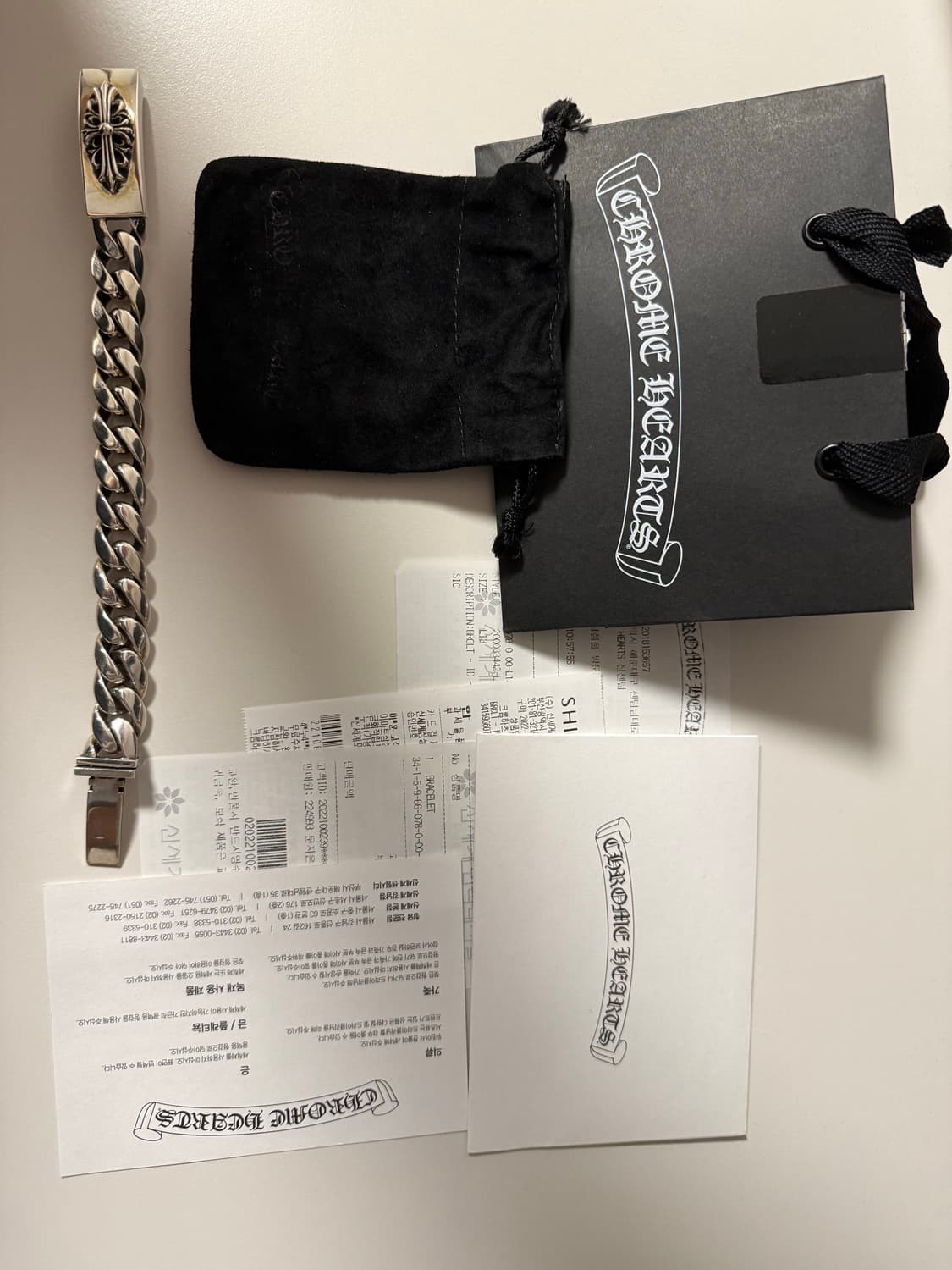 크롬하츠 플로랄 ID 클래식 팔찌  상품이미지1