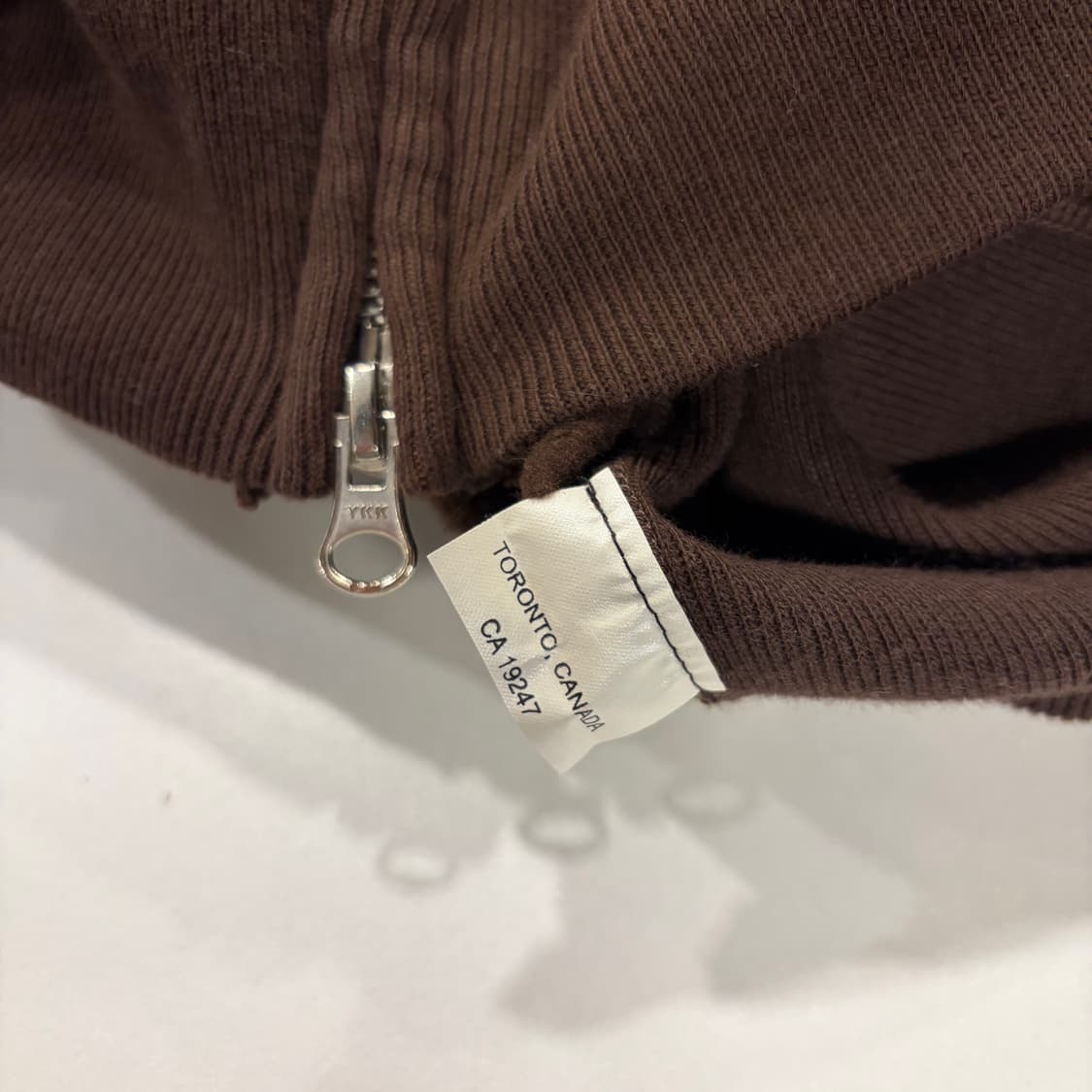 [L] 엔지니어드가먼츠 브라운 컬러 라인 후드집업 B690 상품이미지10