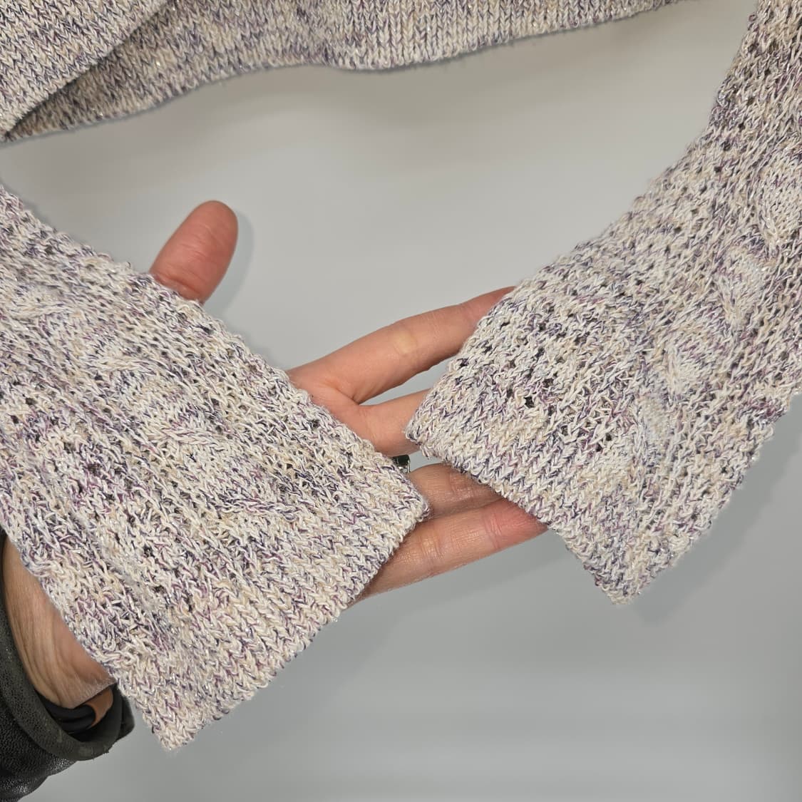 레이스업 크로셰 니트 스웨터 상품이미지6