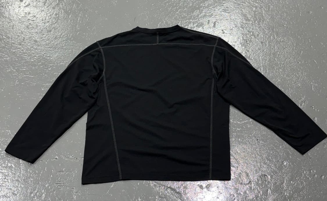 23fw 산산기어 스티치 롱슬리브 블랙 상품이미지7