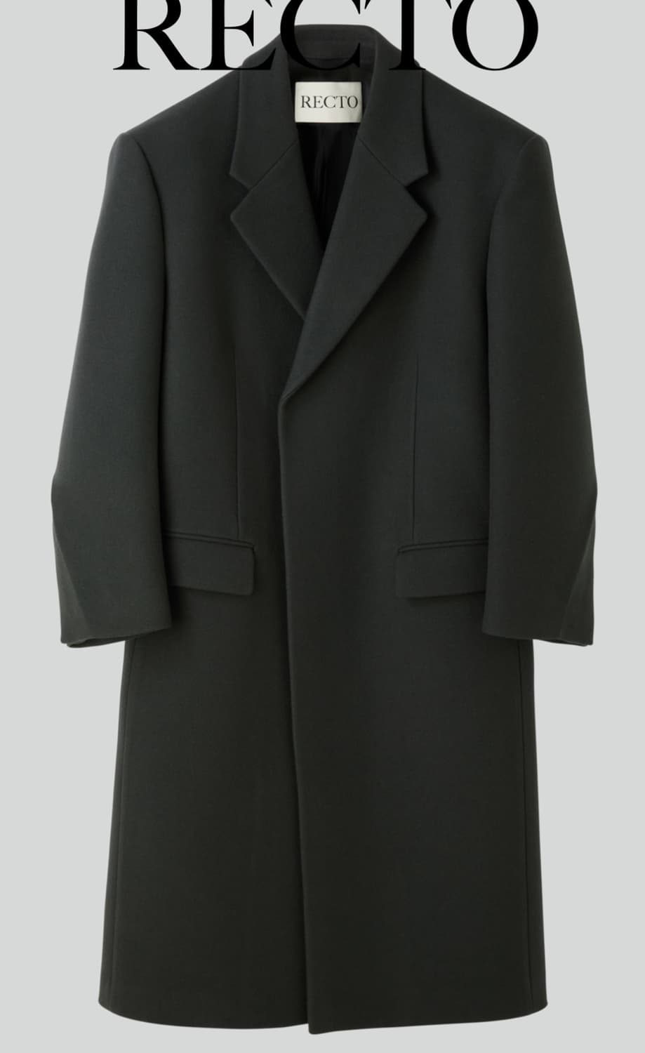 렉토 울 싱글코트  상품이미지3