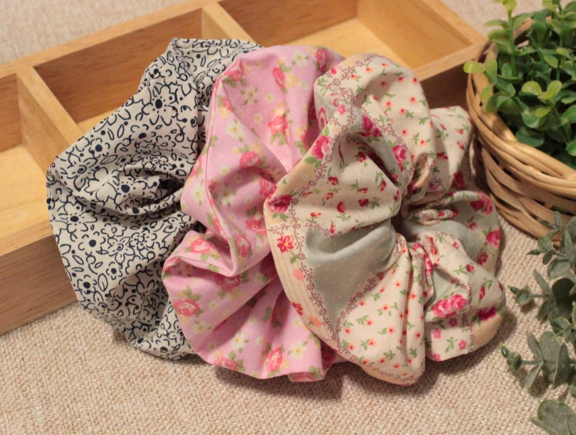 핸드메이드 스크런치 3개세트 상품이미지4