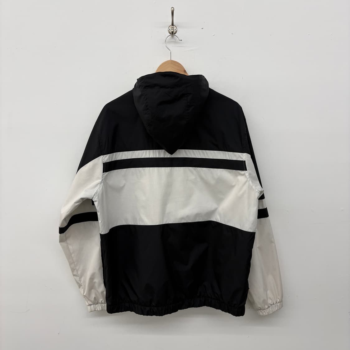 나이키 에어 아노락 바람막이 블랙/화이트 남성 XL 상품이미지5