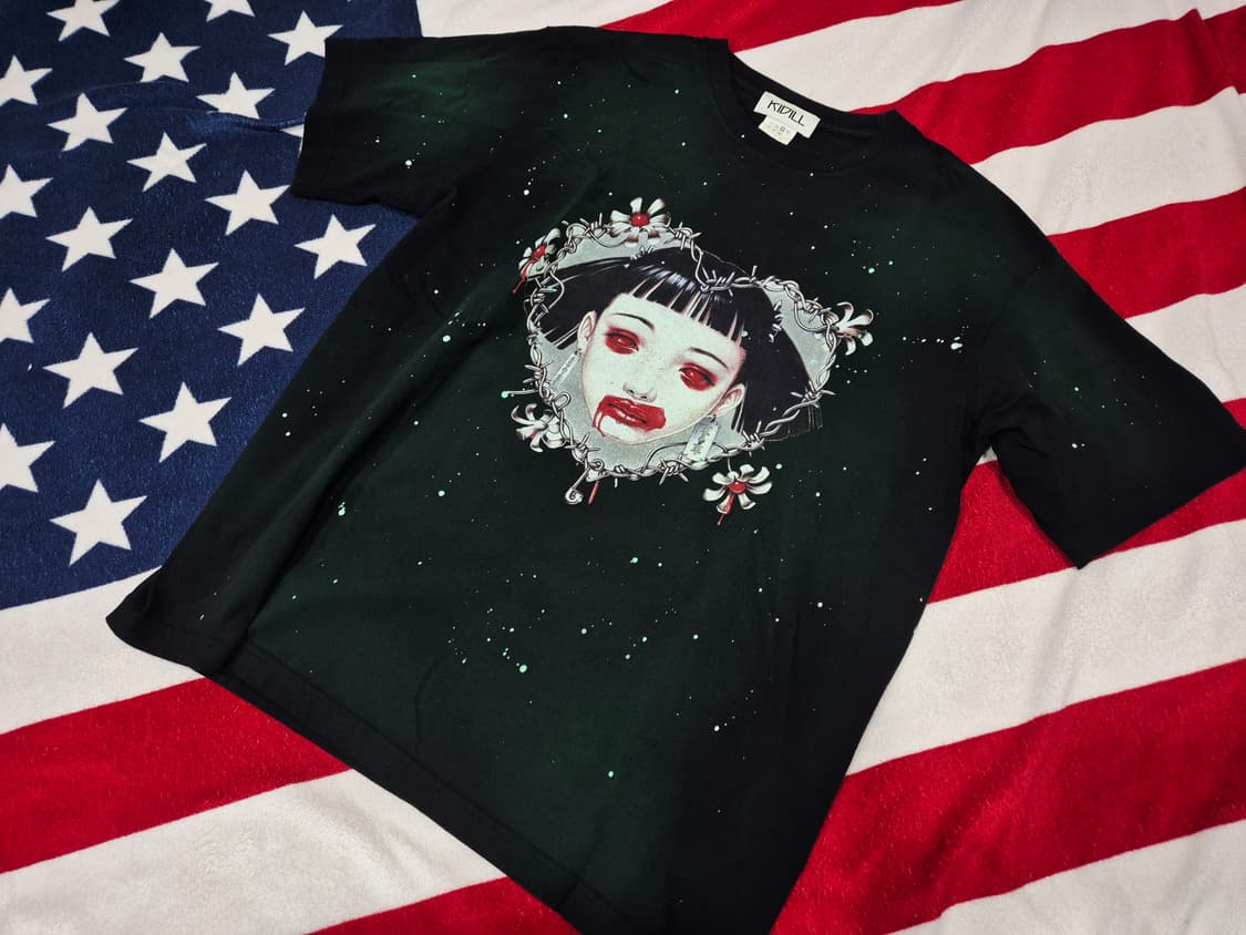 KIDILL 키딜 멘헤라 반팔 티셔츠 블랙 상품이미지1