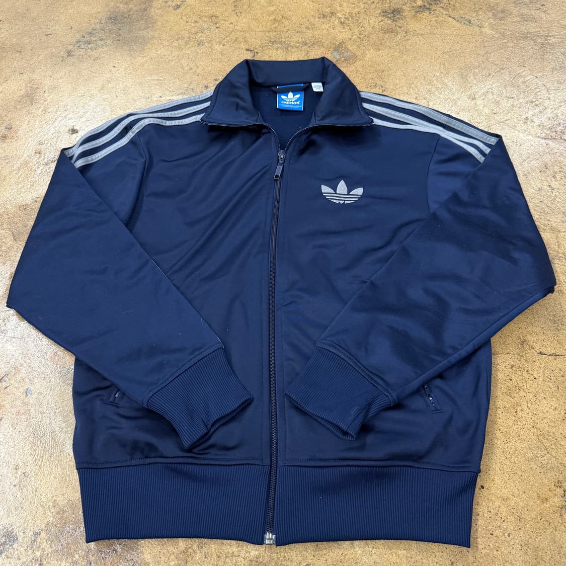아디다스 네이비 그레이 구파 져지 트랙탑 90 상품이미지2