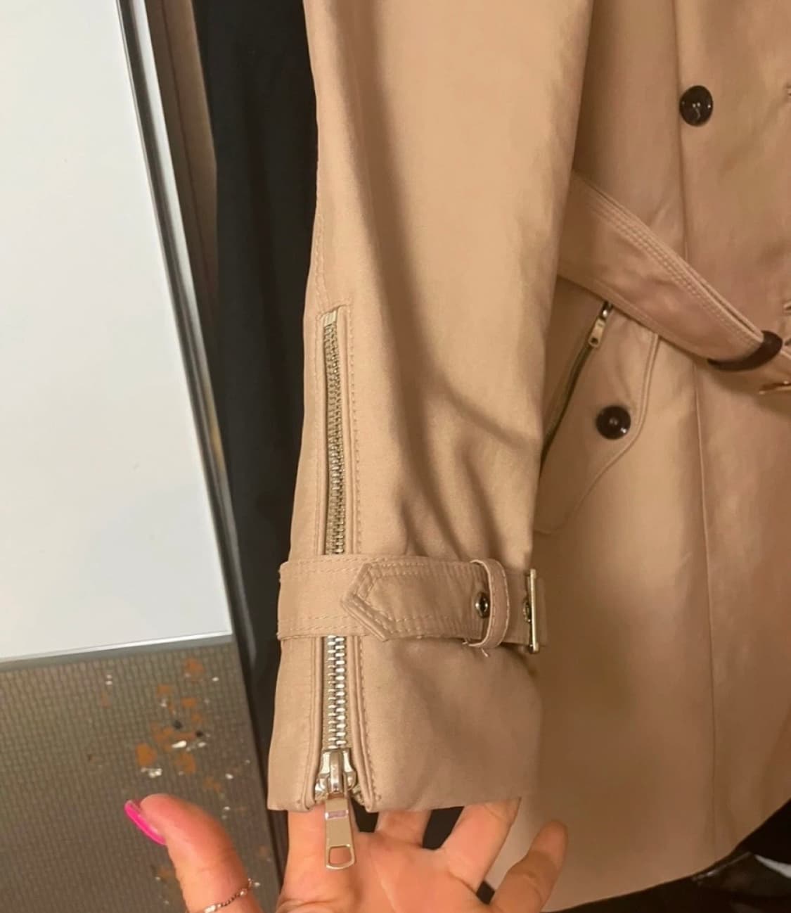 ZARA 자라 W 트렌치 코트 L 사이즈 상품이미지2