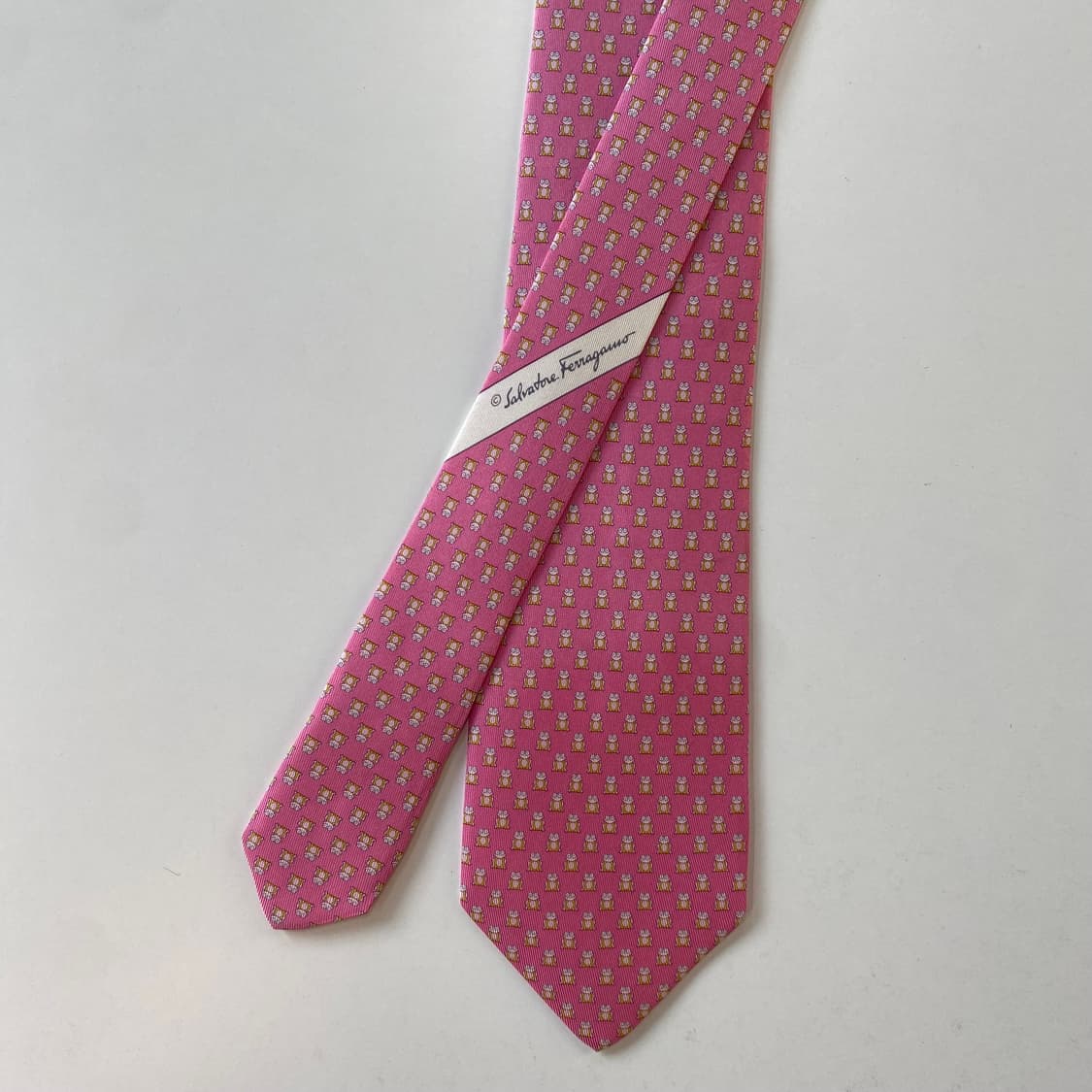 새상품급 페레가모(Ferragamo) 명품 정품 넥타이8.3cm 상품이미지2