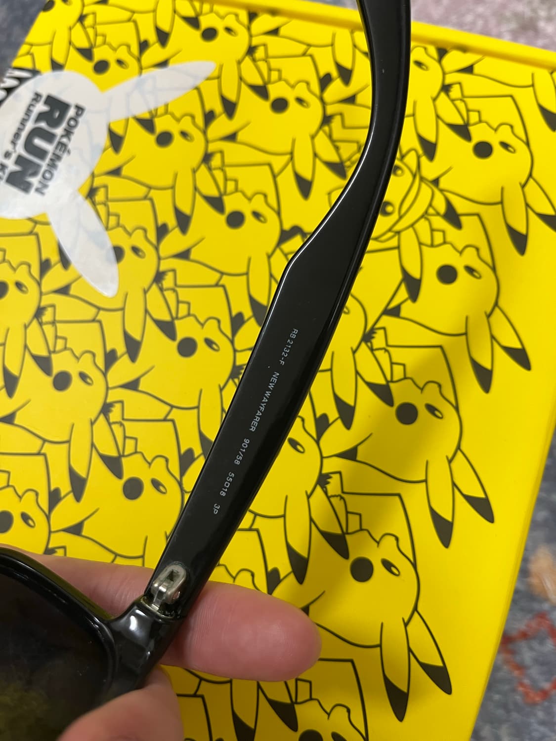 레이벤 rb2132 f 55사이즈 선글라스 블랙 상품이미지3