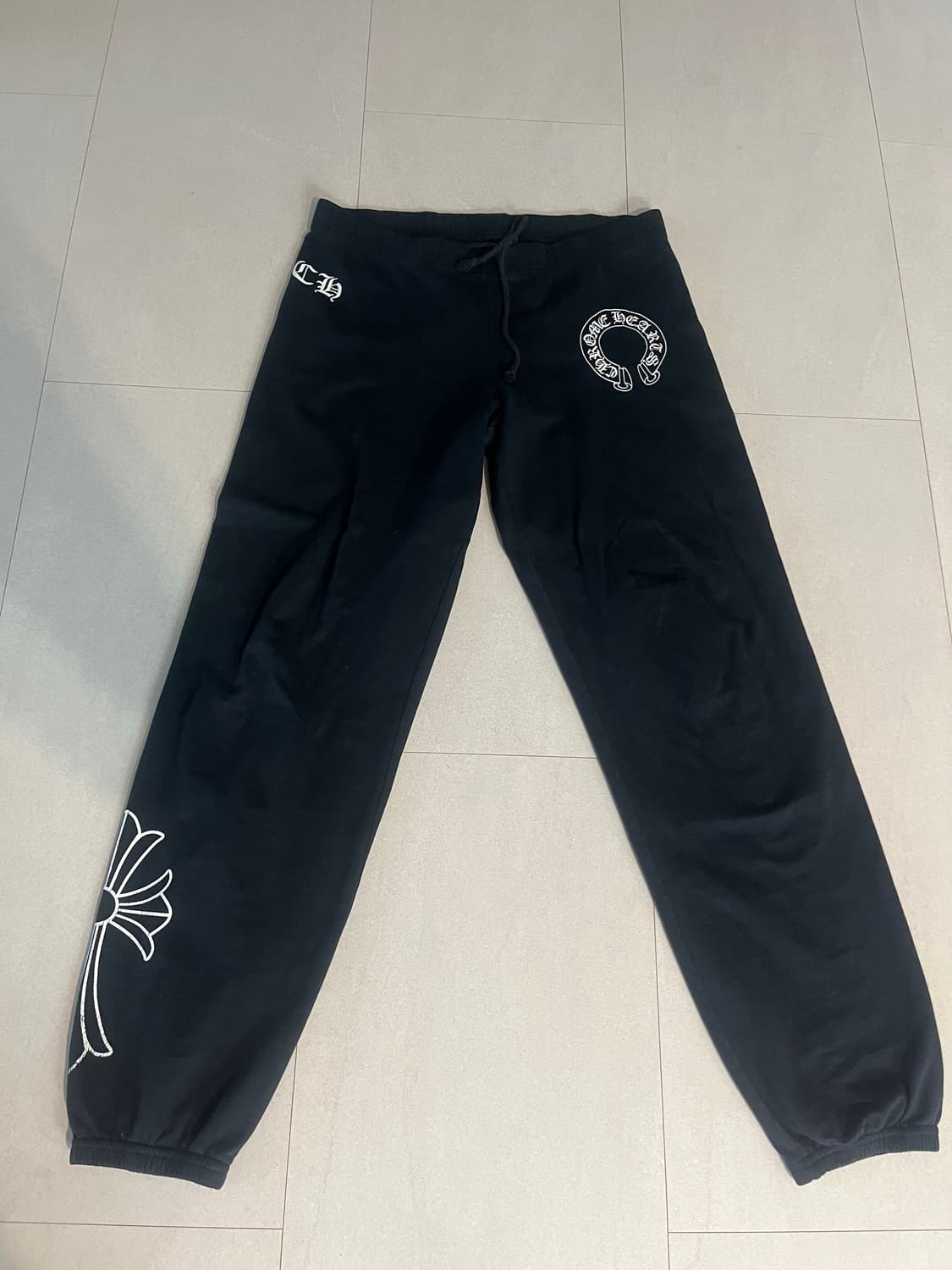 크롬하츠 사이드 크로스 스웻팬츠 네이비/S 상품이미지1