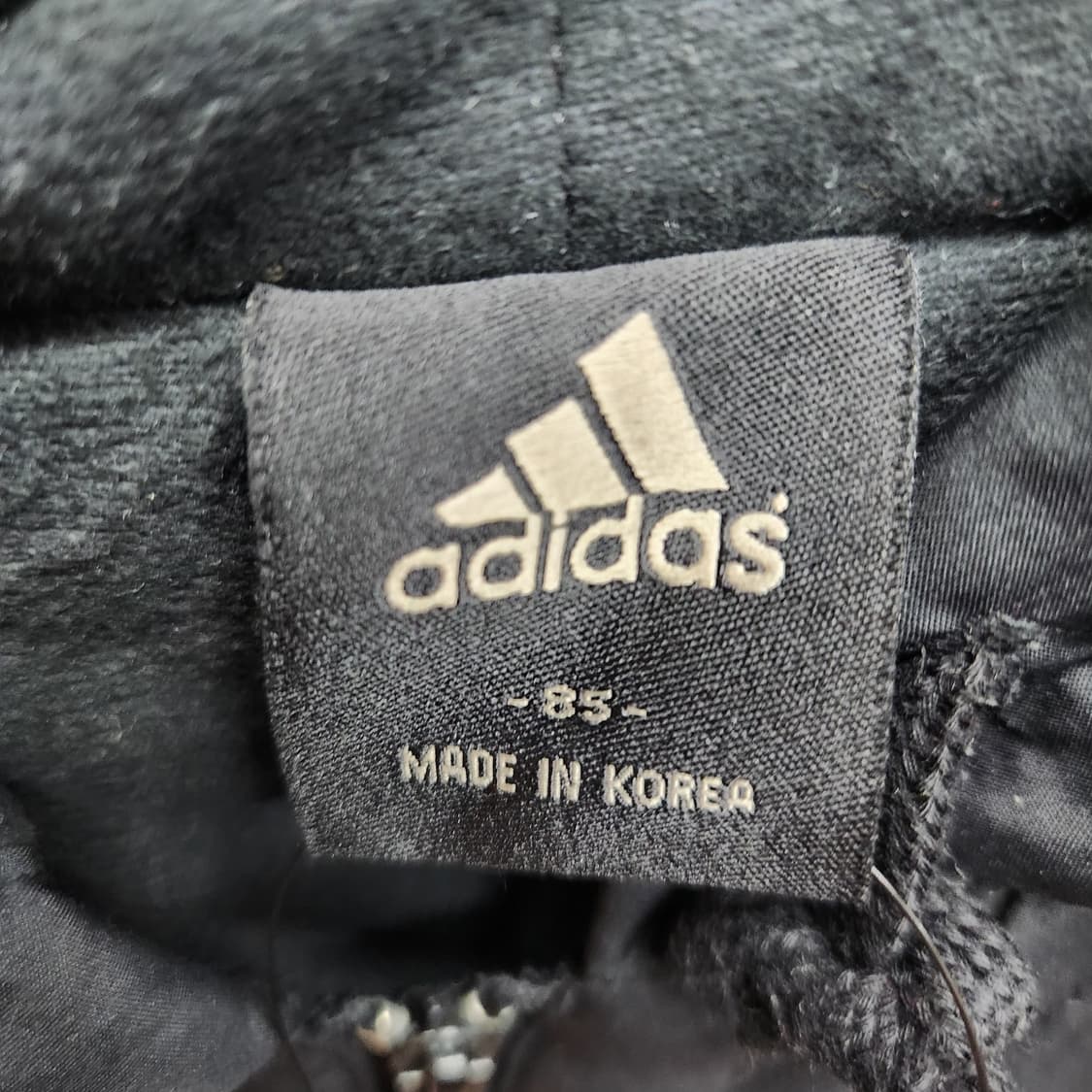 아디다스 오리지널 로고 삼선 퀄팅 크롭 점퍼 85(M) 상품이미지4