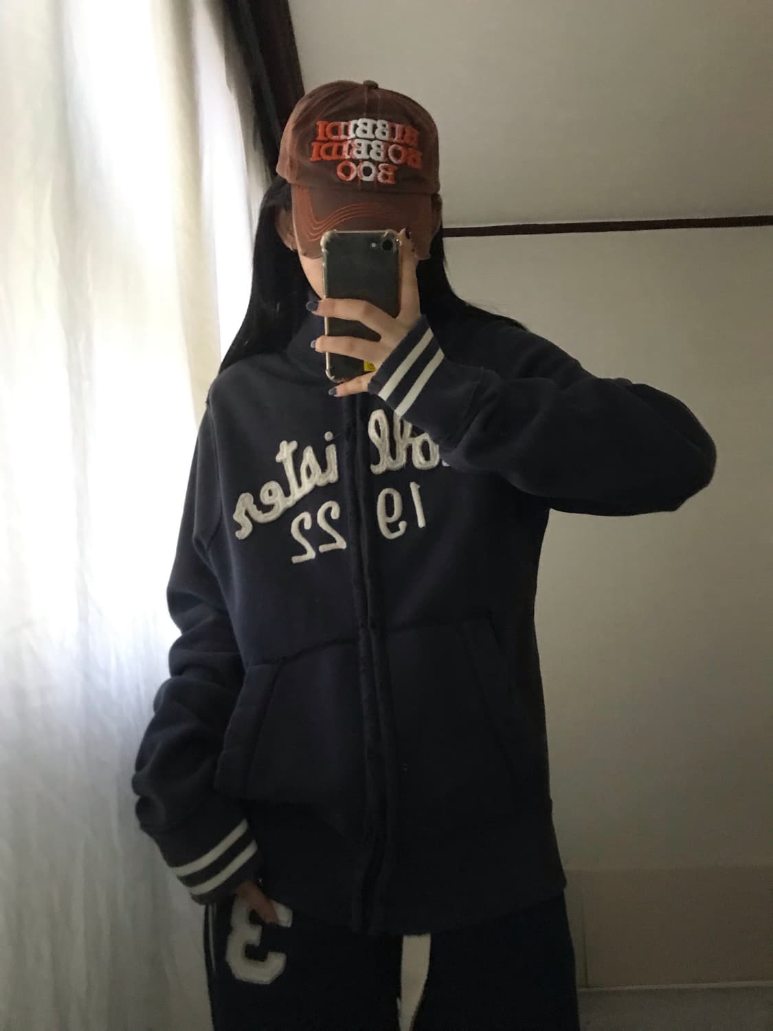 홀리스터 네이비 면집업 상품이미지2