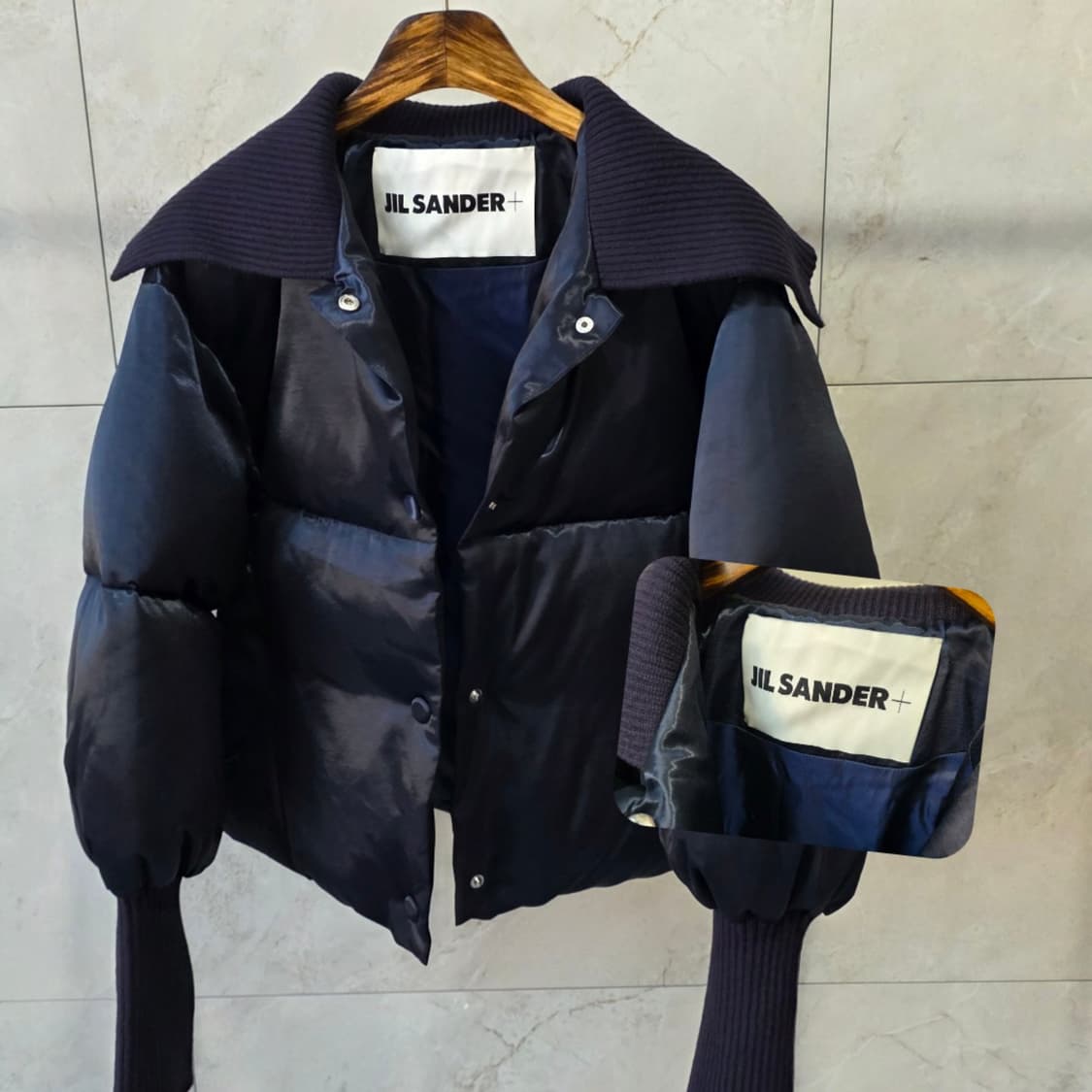 질샌더정품 숏패딩 상품이미지1