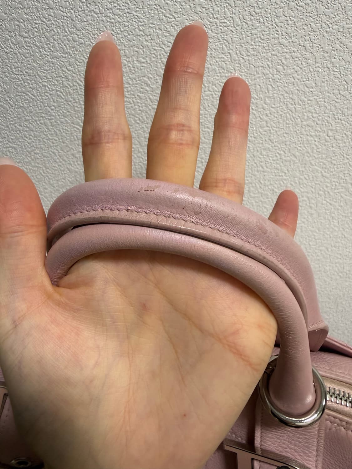 Dior 디올 빈티지 핑크 까나쥬 D참 보스턴백 상품이미지3