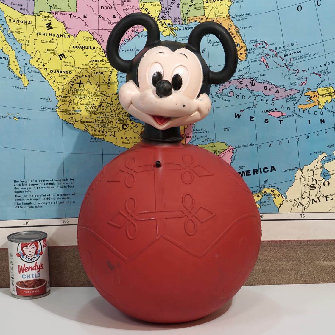 빈티지 소품 1970년 월트 디즈니 미키마우스 호피티 바운스 상품이미지1