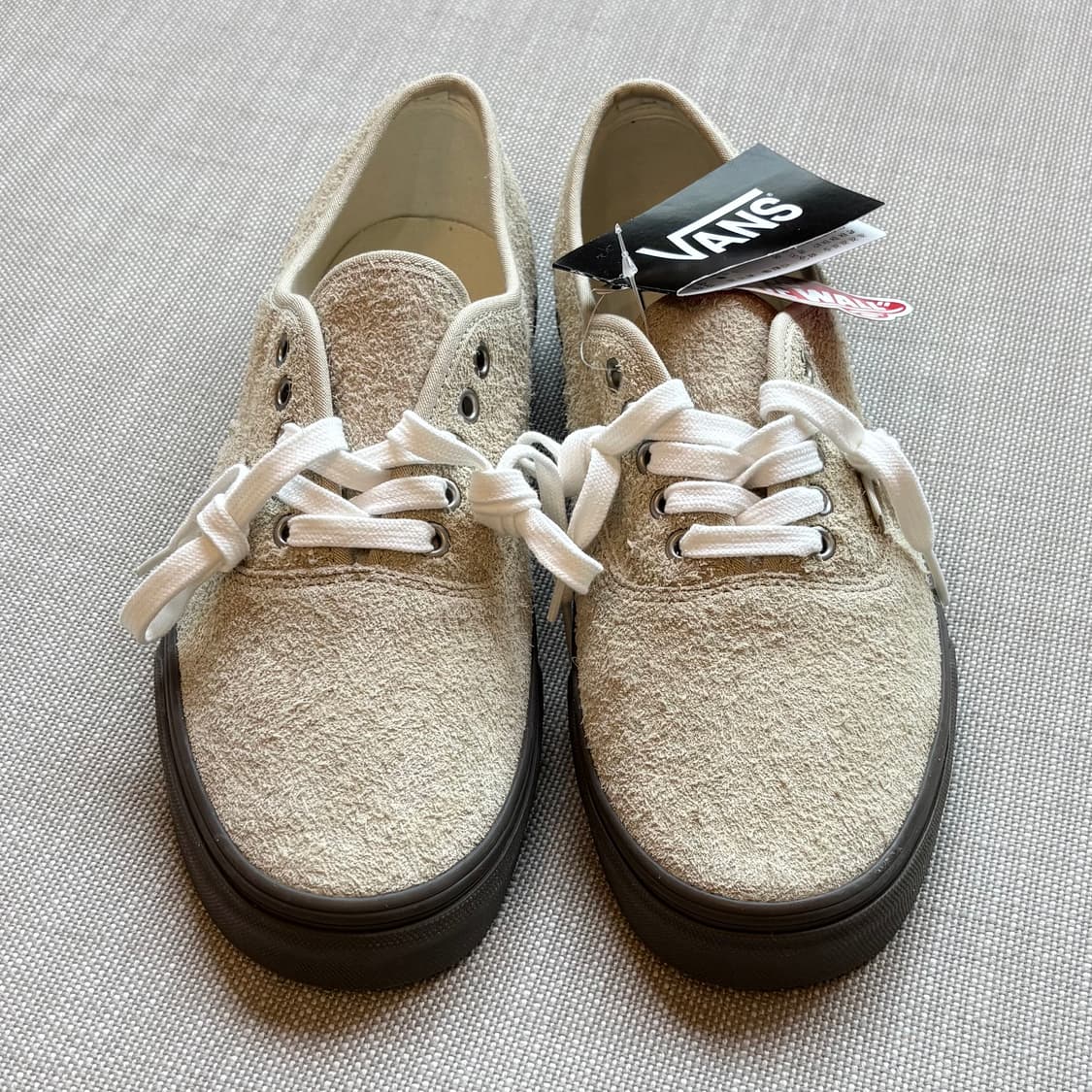 [새제품] VANS 어센틱 헤어리 스웨이드 카키 265 상품이미지2