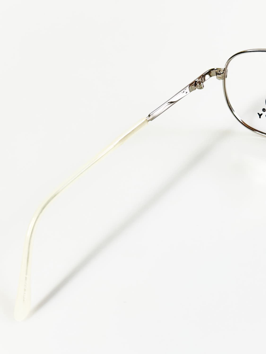 90s HAPPY 실버 메탈 슬림 스퀘어 빈티지 안경 상품이미지7