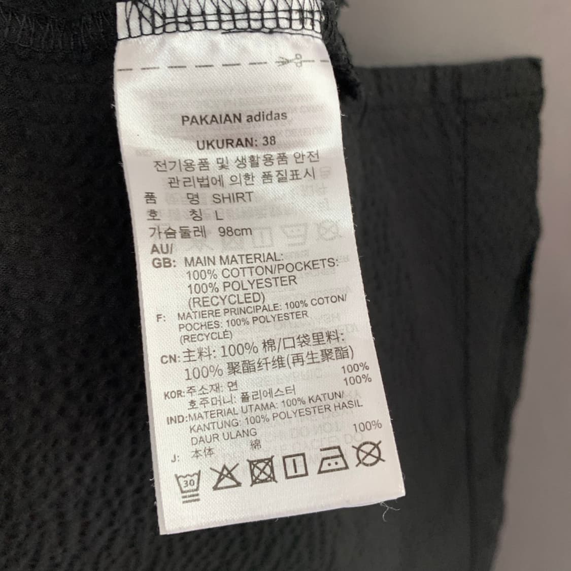 L 아디다스 우먼스 아디컬러 클래식 포플린 반팔 셔츠 상품이미지8
