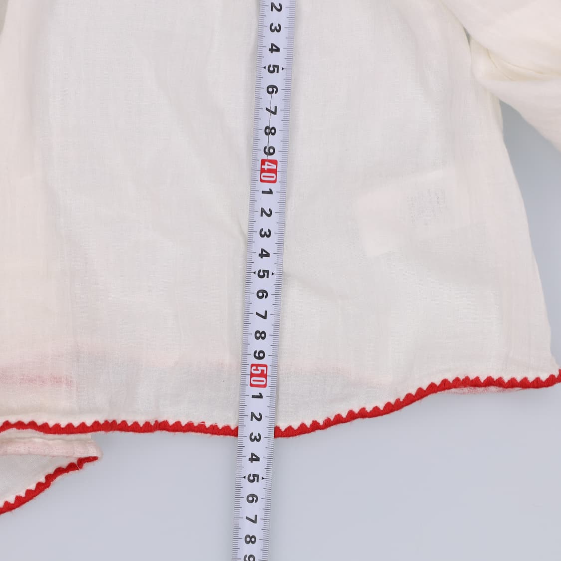 M 데님앤서플라이 린넨 자수 티셔츠 N7479 상품이미지7