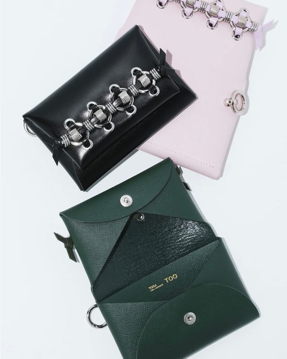 토가 TOGA 26ss 링 메탈 카드지갑/블랙 상품이미지2