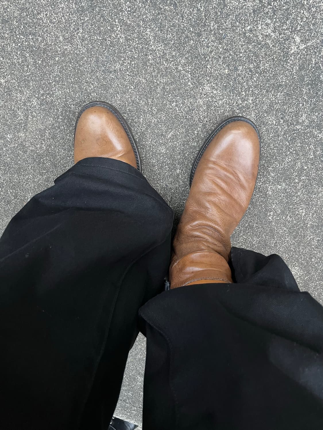 90s alfredo BANNISTER block zip boots 상품이미지7