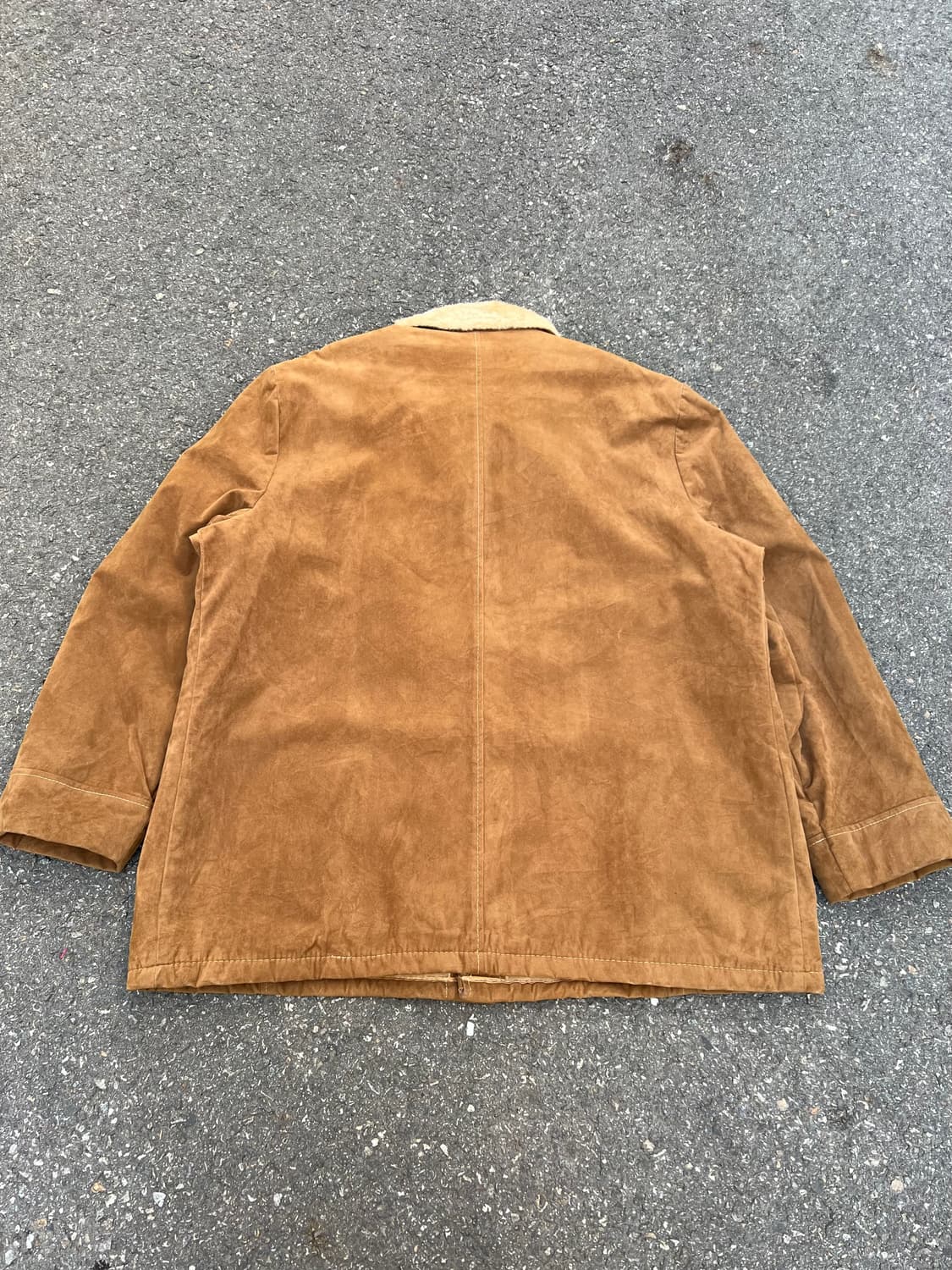 80s JC PENNEY SUEDE LEATHER 스웨이드레더 쉐르파자켓 상품이미지2