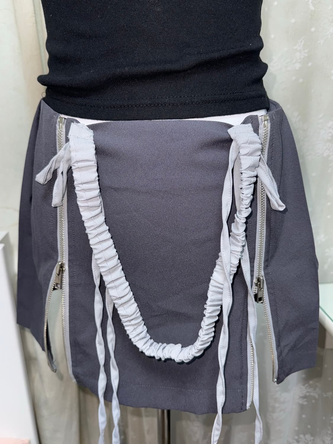 Vintage gray wrap tennis skirt 상품이미지1