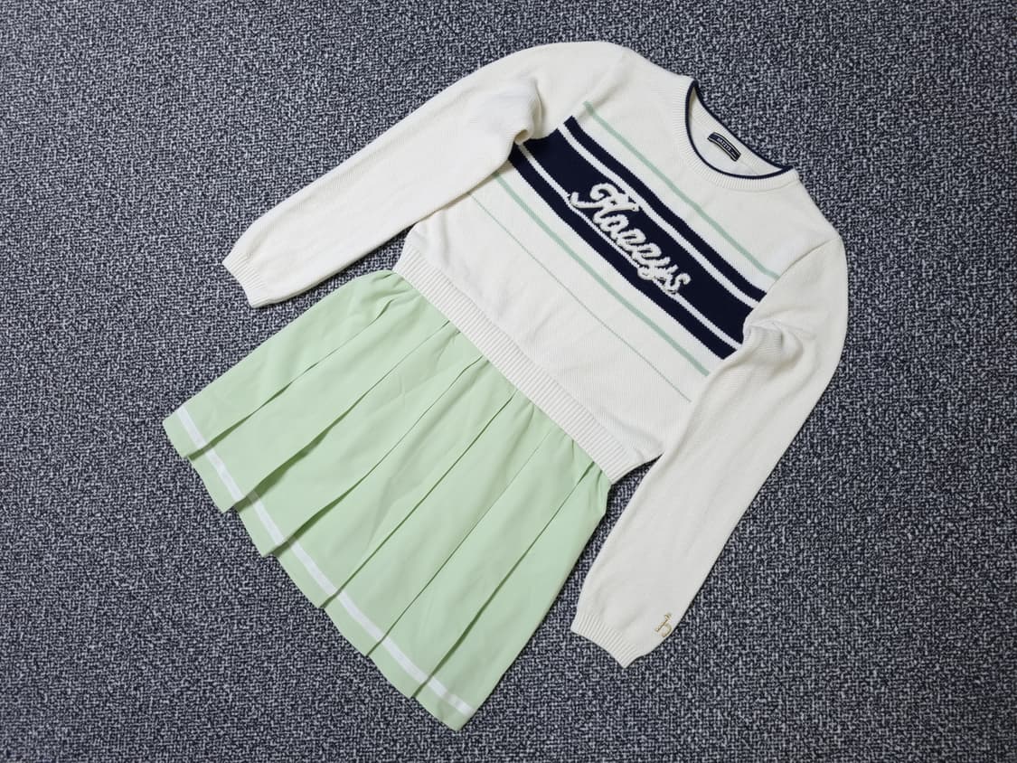 [무료배송][145]헤지스 키즈 니트 원피스 상품이미지3