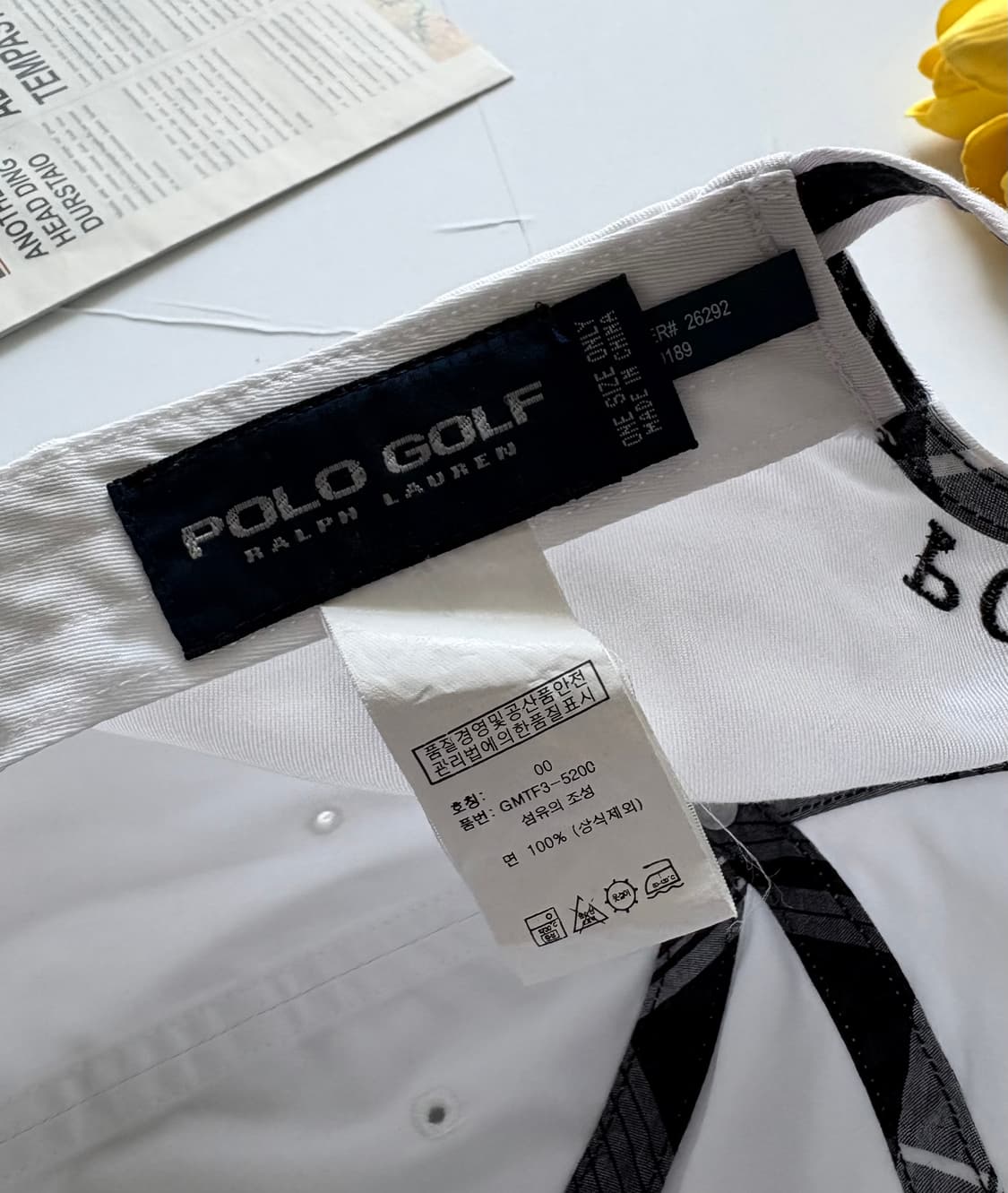 Polo 폴로랄프로렌 골프 화이트 볼캡 상품이미지6