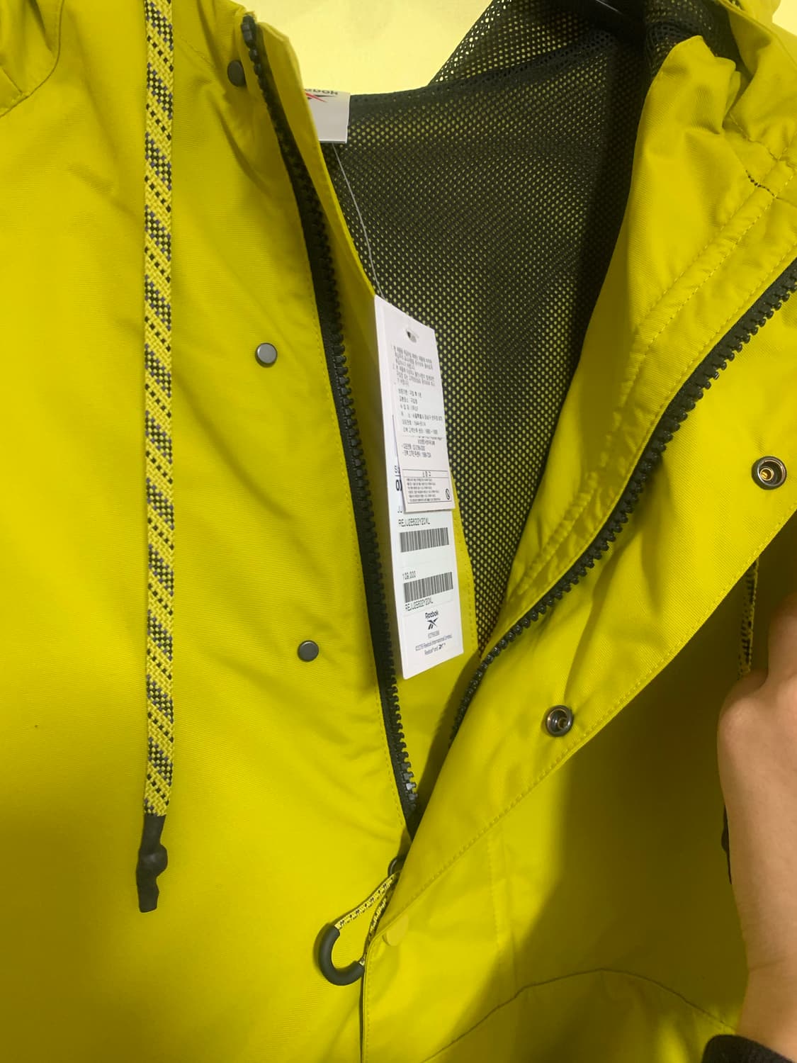 리복 아노락 xl 새상품 판매합니다 상품이미지3