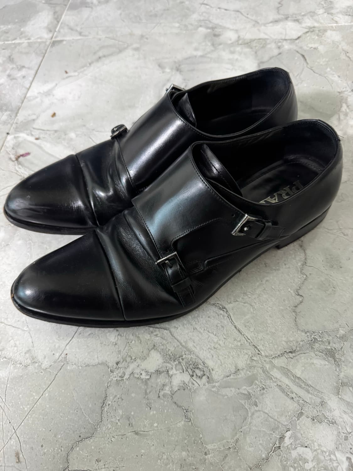 7 1/2(265-270) prada double monk loafers 상품이미지4