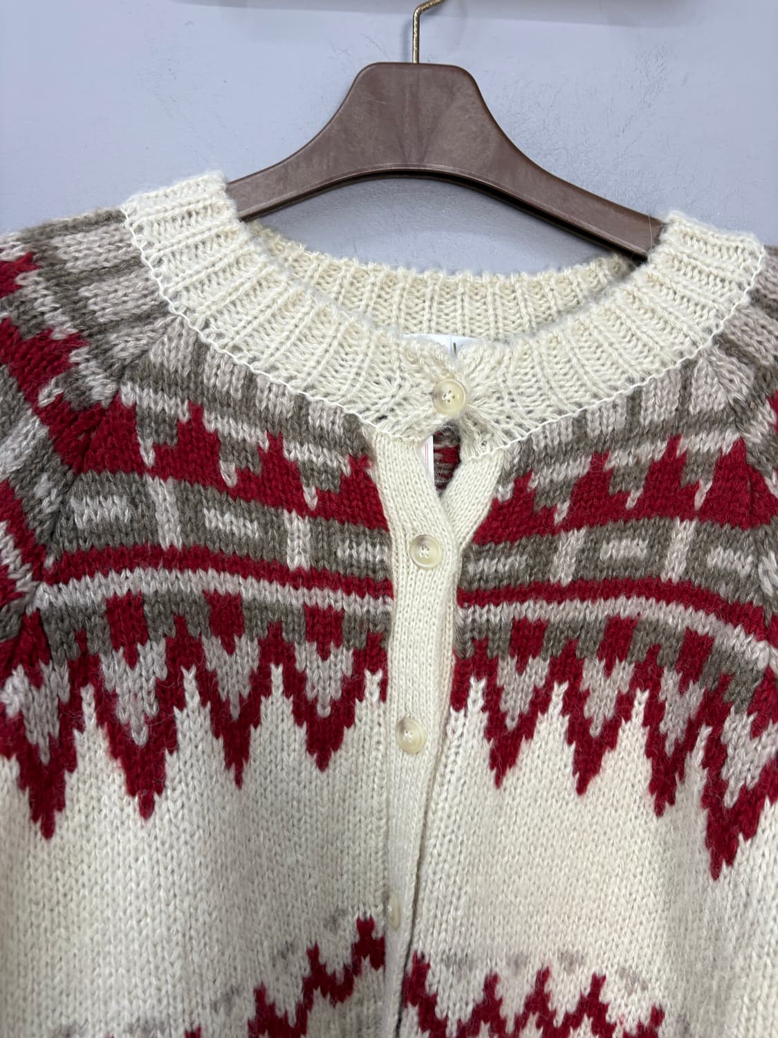 빈티지 노르딕 니트 가디건 A2878 상품이미지3