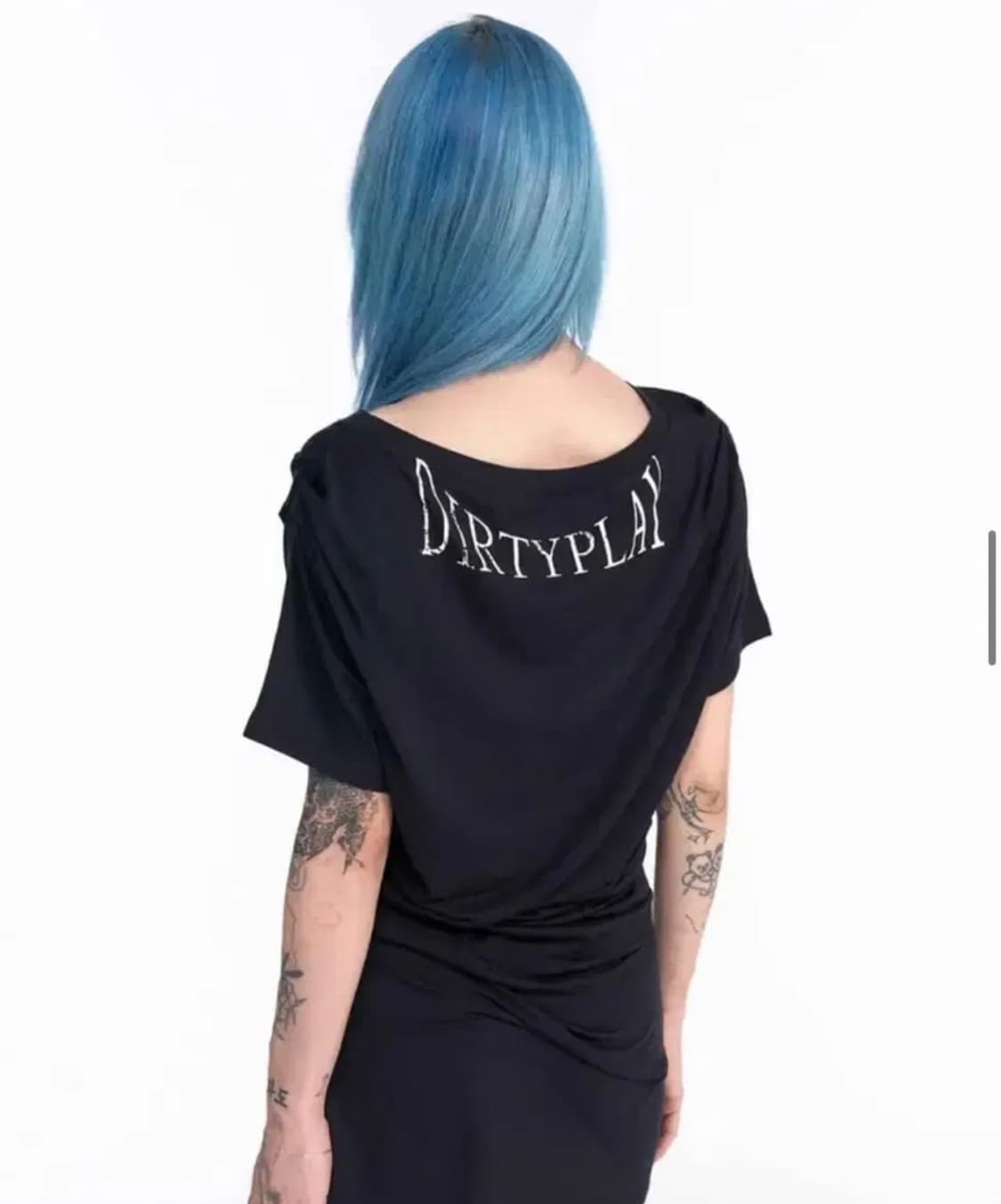 2000아카이브스 CRUCIA TEE DRESS (BLACK) 상품이미지2