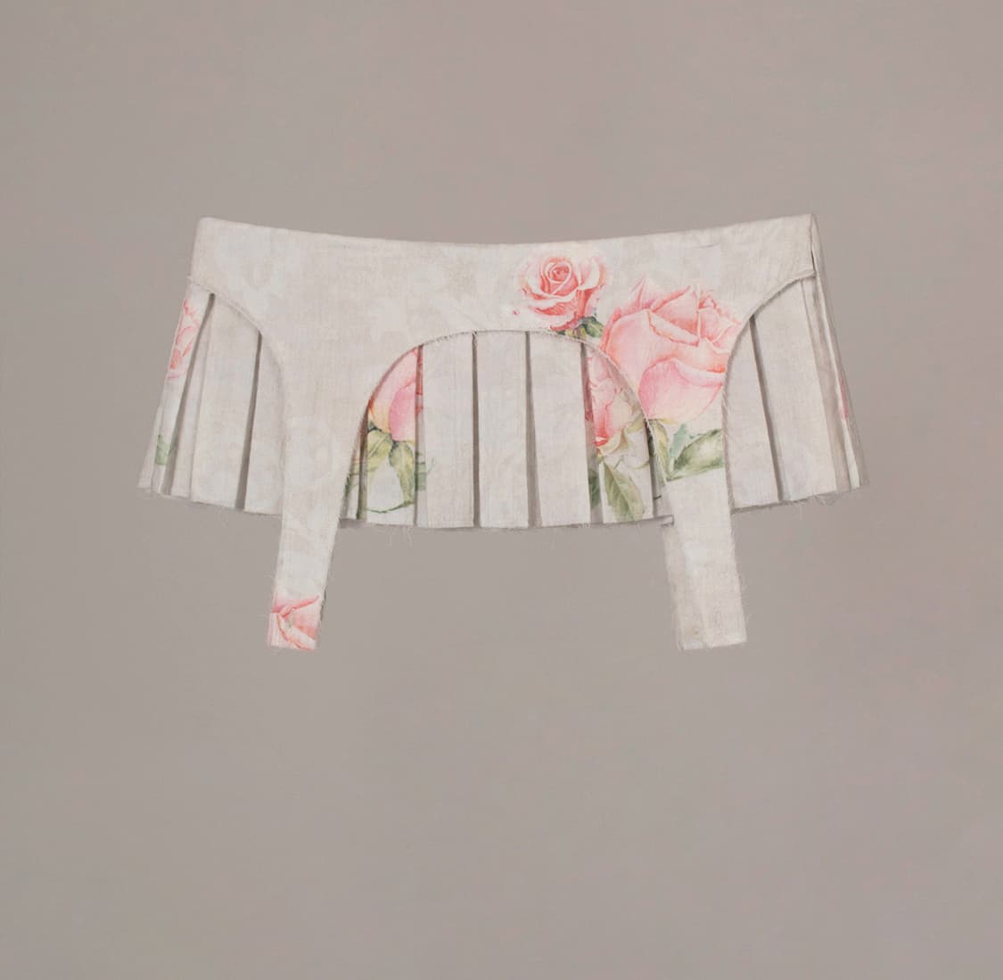 오버듀플레어 PLEATED SKIRT BELT_ROSE 상품이미지2
