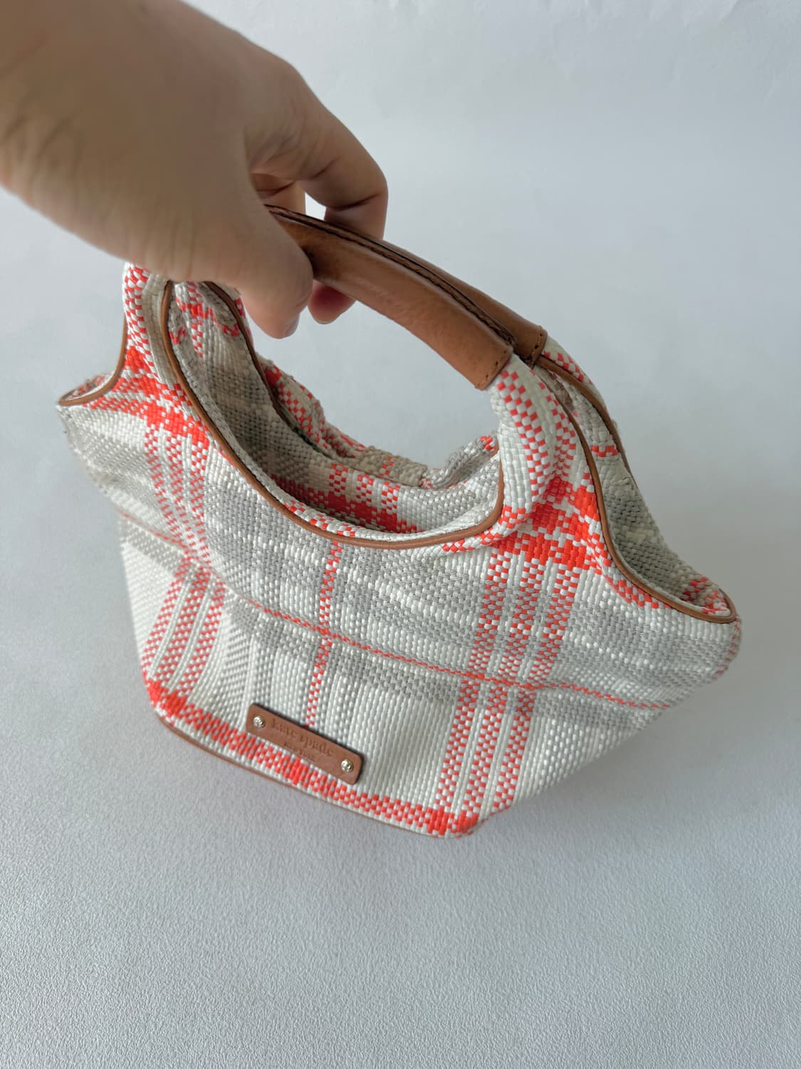 케이트 스페이드(kate spade) 체크 리본 토트백 상품이미지3