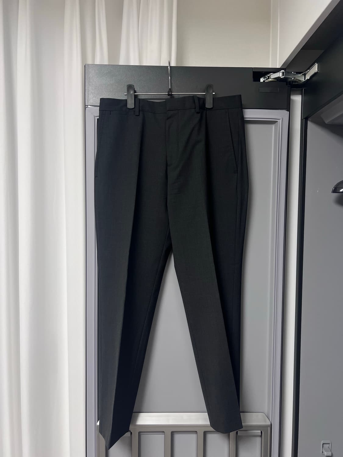 띠어리 뉴테일러2 수트 셋업 정장 다크차콜 40 32 상품이미지7