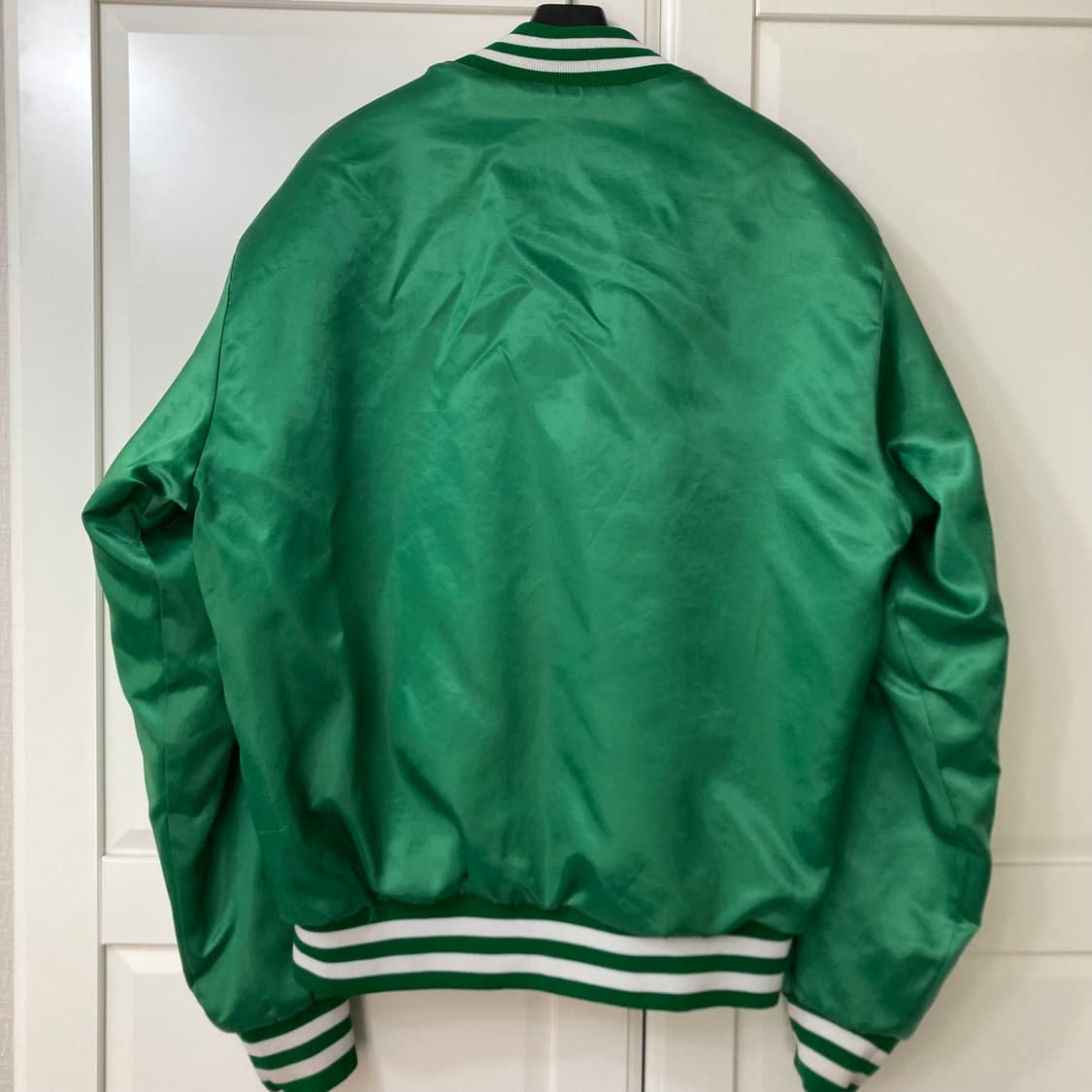 swingster satin varsity jacket (90s)  상품이미지4