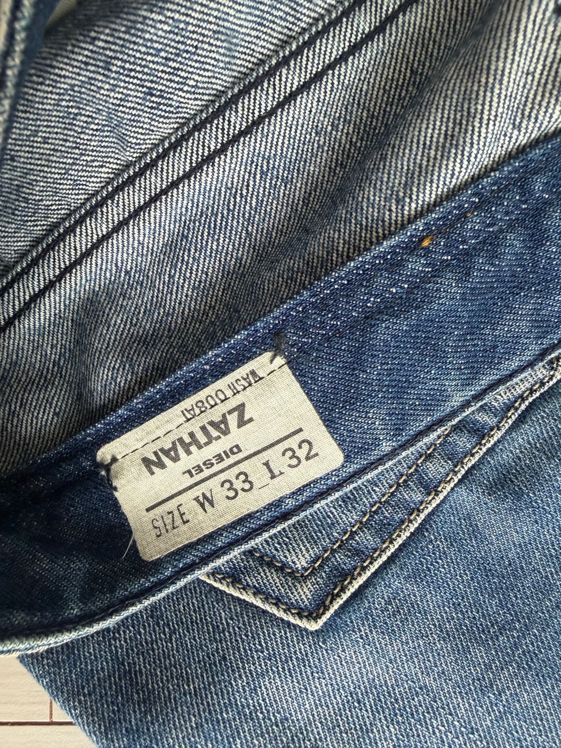 디젤 자탄 빈티지 데님 플레어핏 부츠컷 상품이미지3