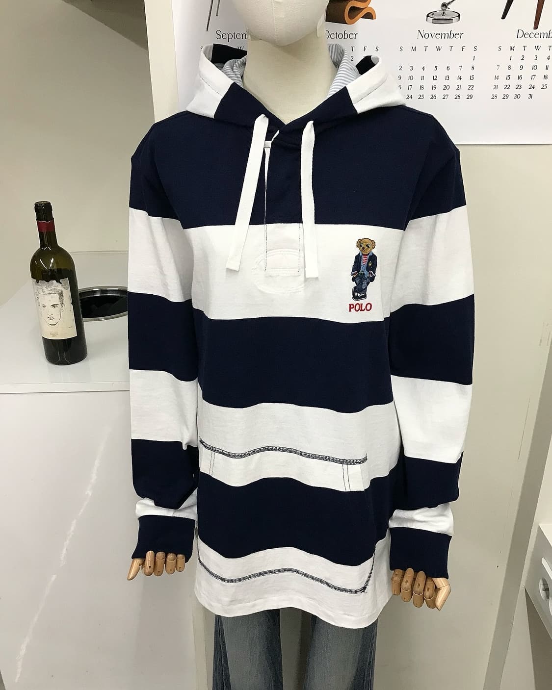 폴로 베어 저지 럭비 후드티 상품이미지8