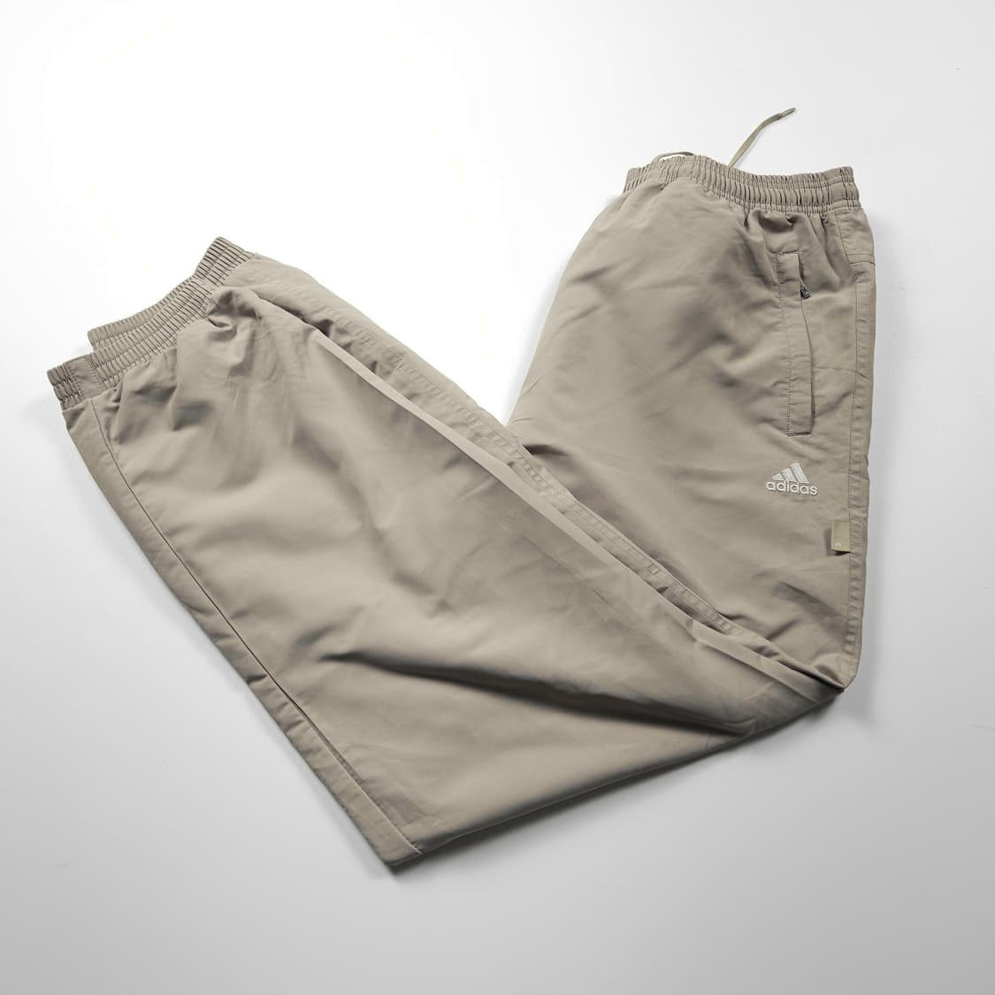 아디다스 올드스쿨 와이드 우븐 트랙팬츠 베이지 (XL) 상품이미지1