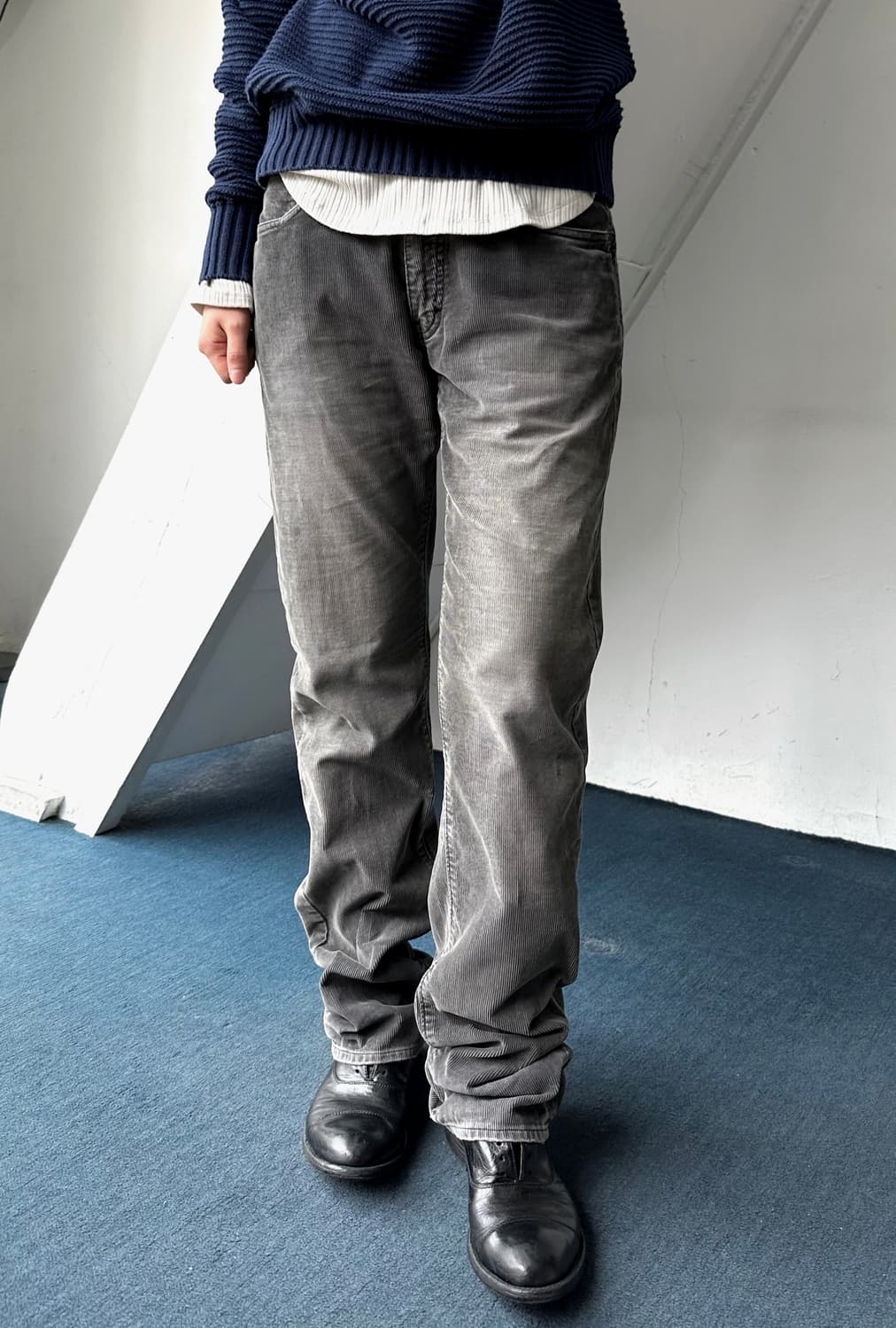 5pkt narrow cord straight pants 상품이미지2