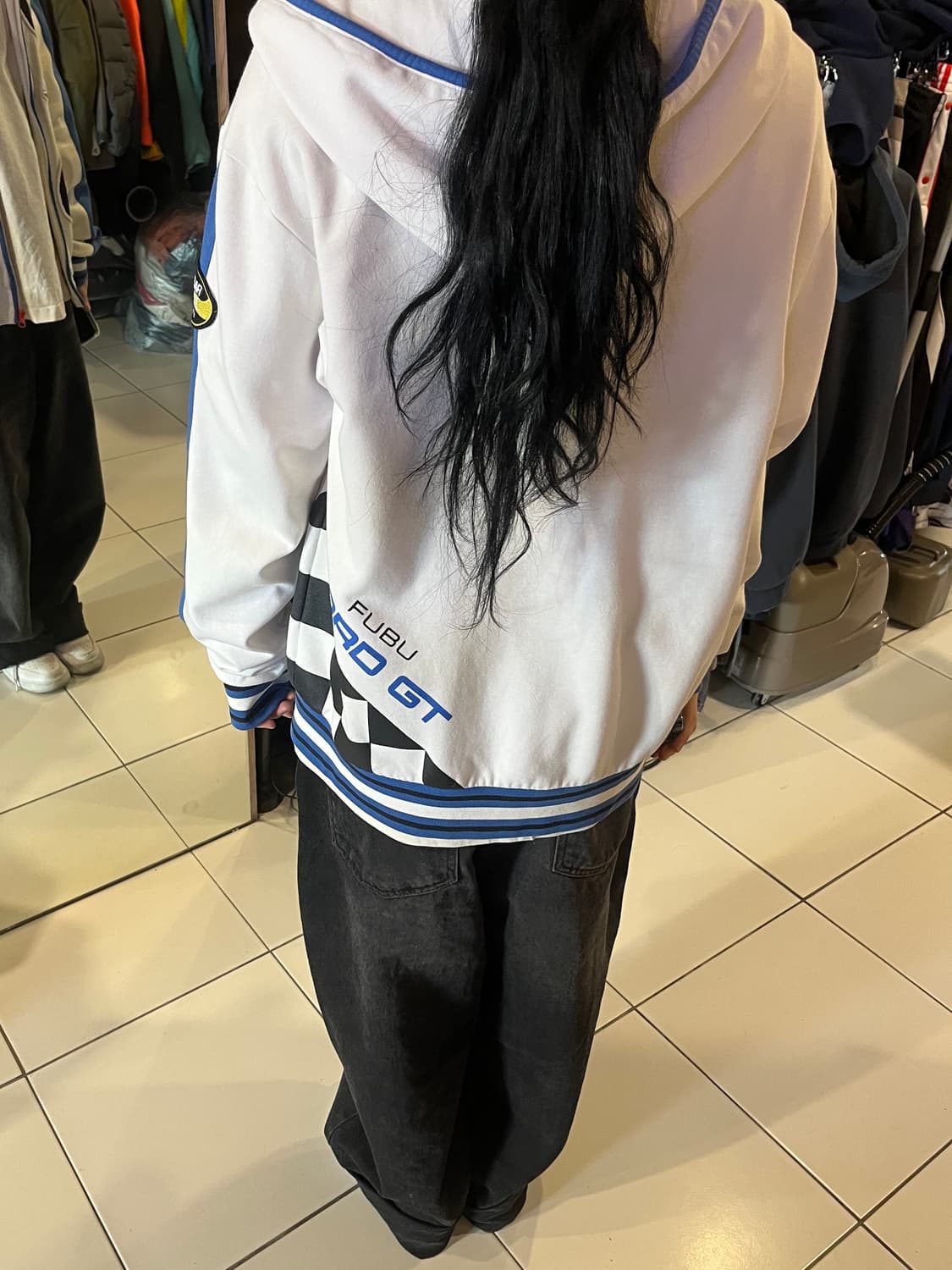 FUBU 빈티지 레이싱 후드집업 상품이미지3