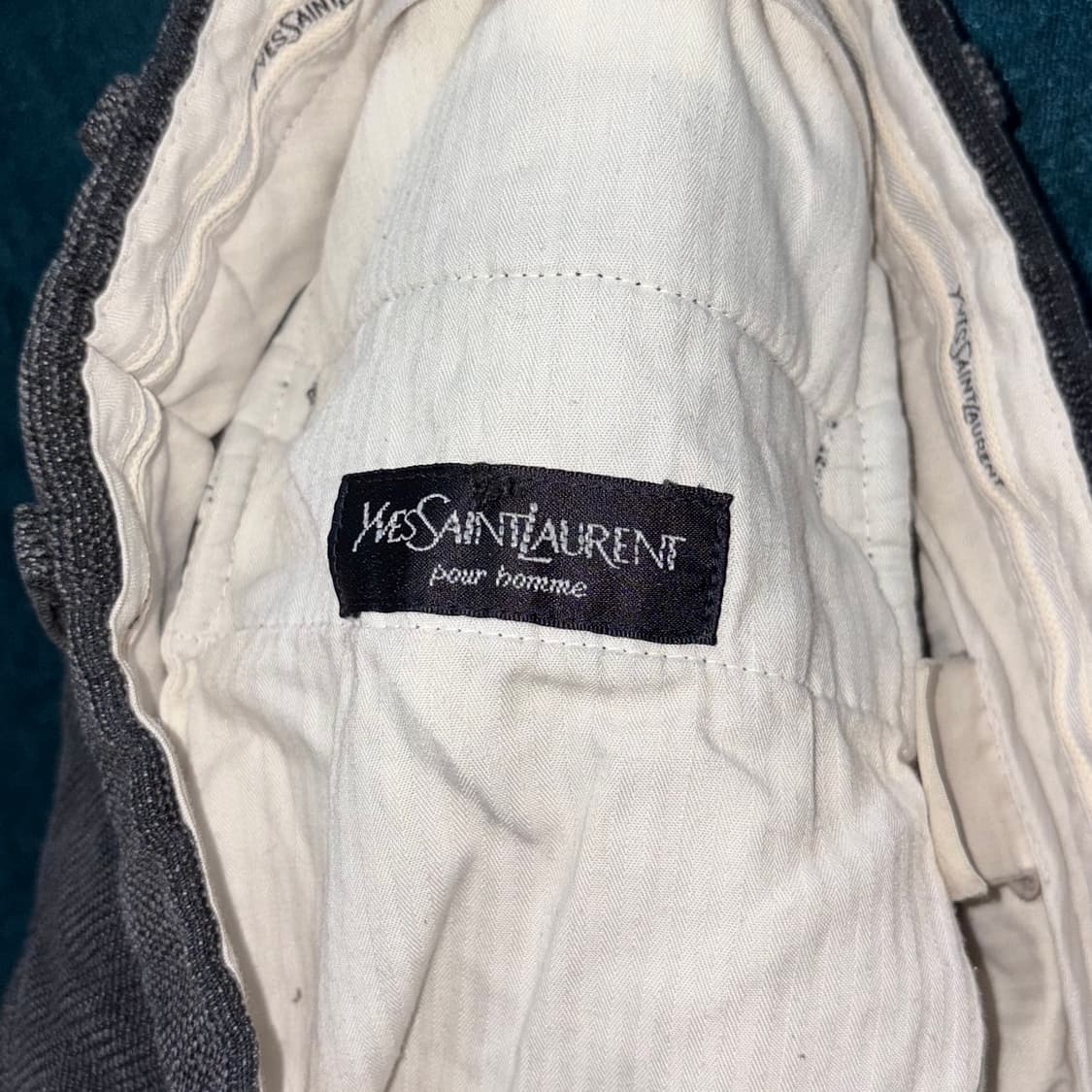 (34) 입생로랑 코듀로이 블랙 팬츠 상품이미지6