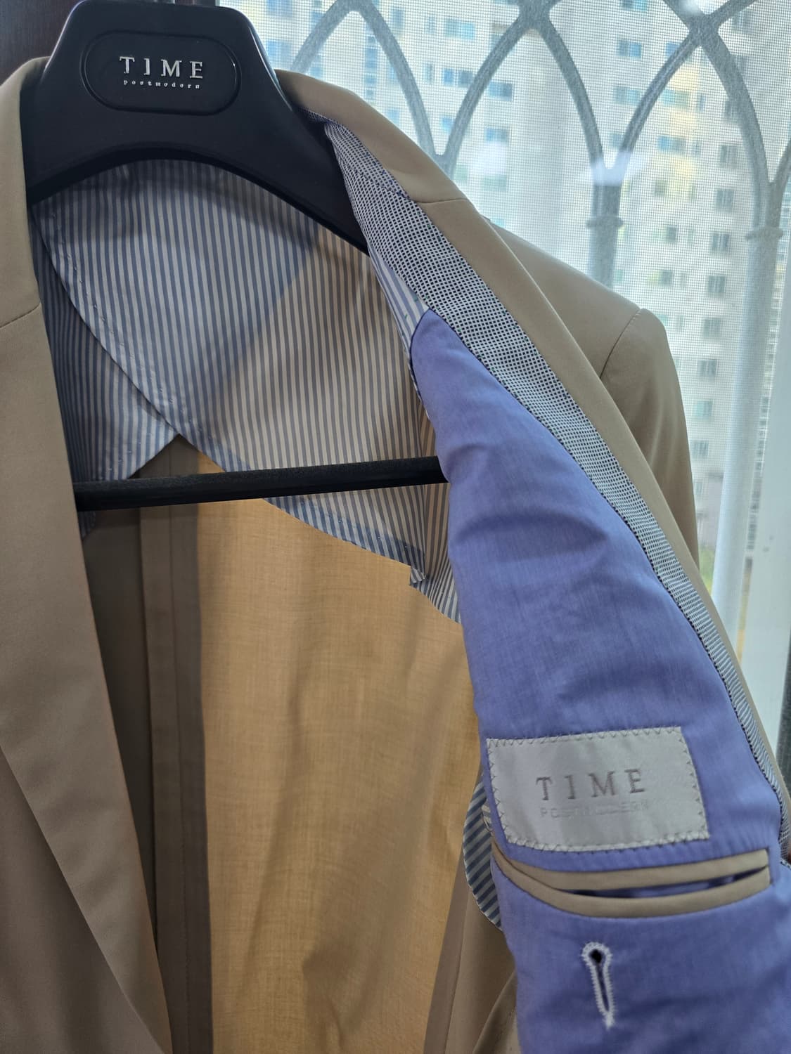 타임옴므 베이지 자켓 상품이미지2