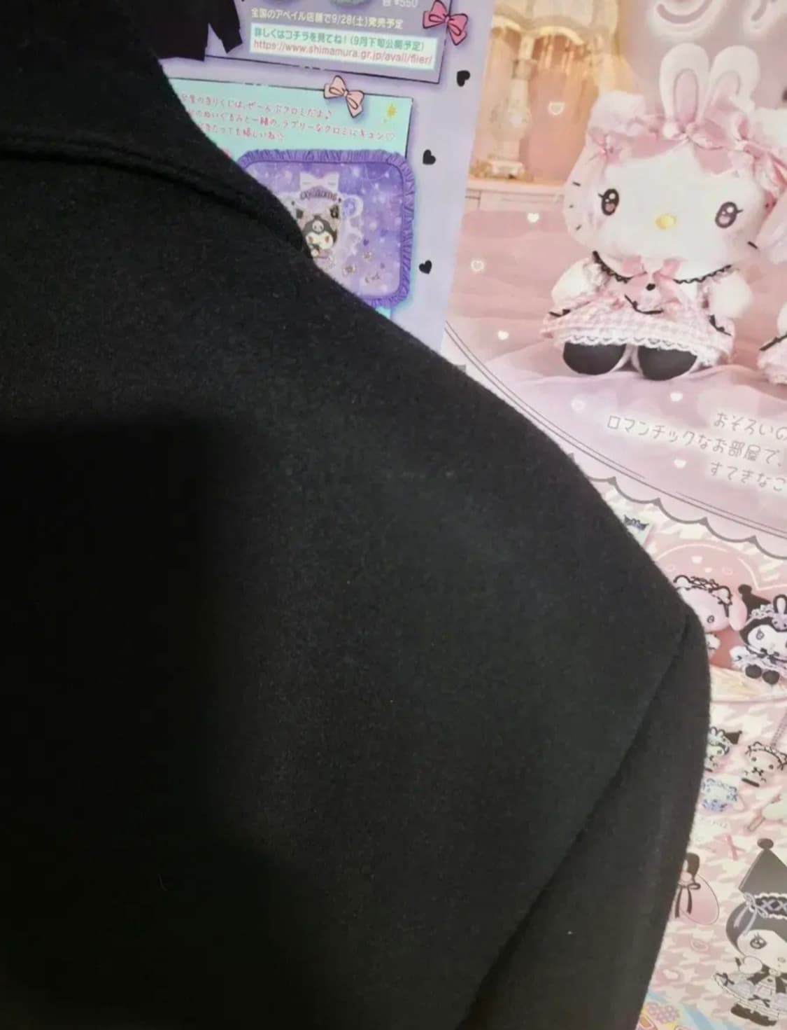 무신사 스탠다드 우먼즈 캐시미어 블렌드 오버 숄더 싱글 코트 S 상품이미지5