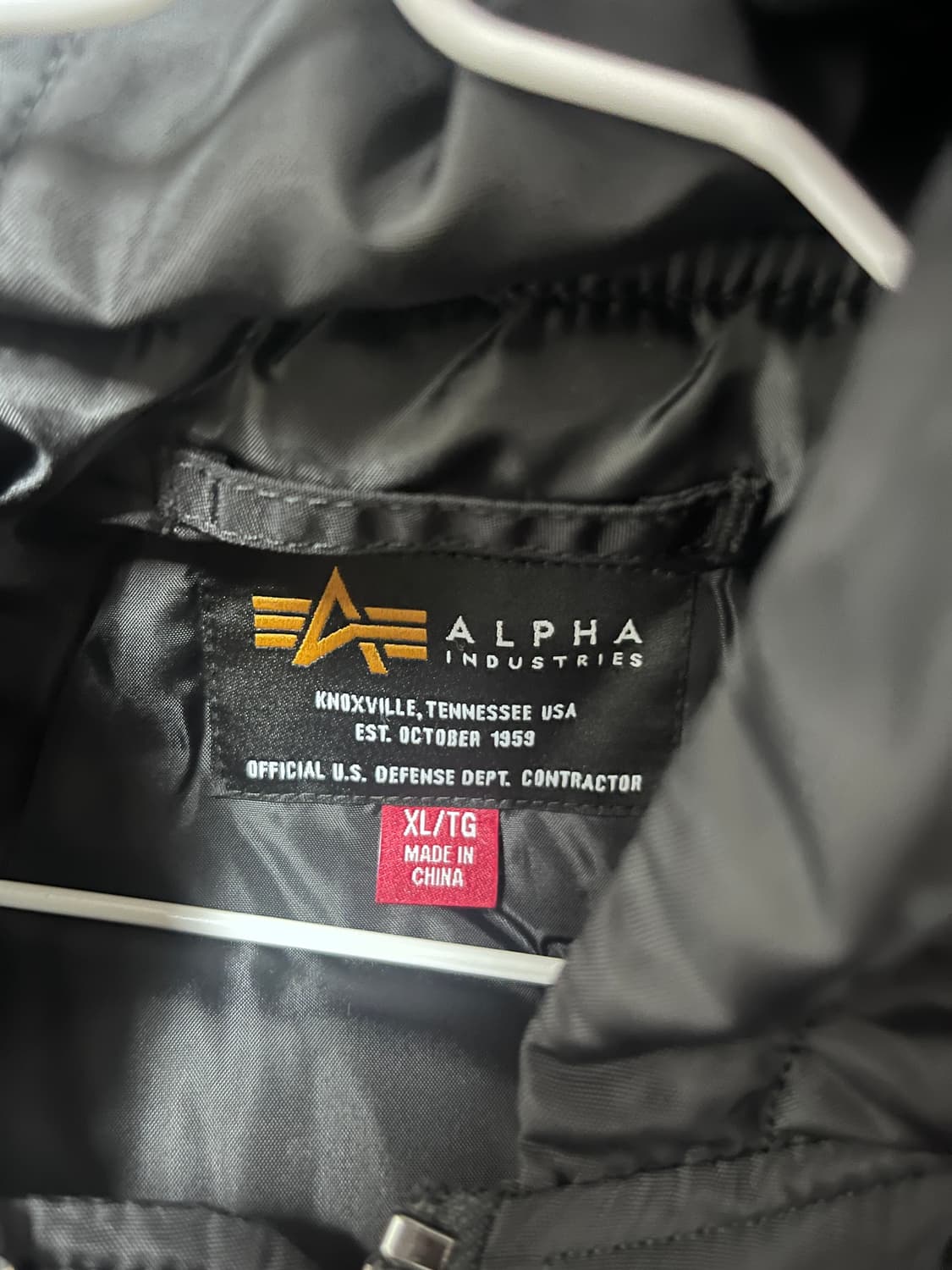 알파인더스트리 MA-1 HOODED OXFORD FLIGHT JACKET 상품이미지6