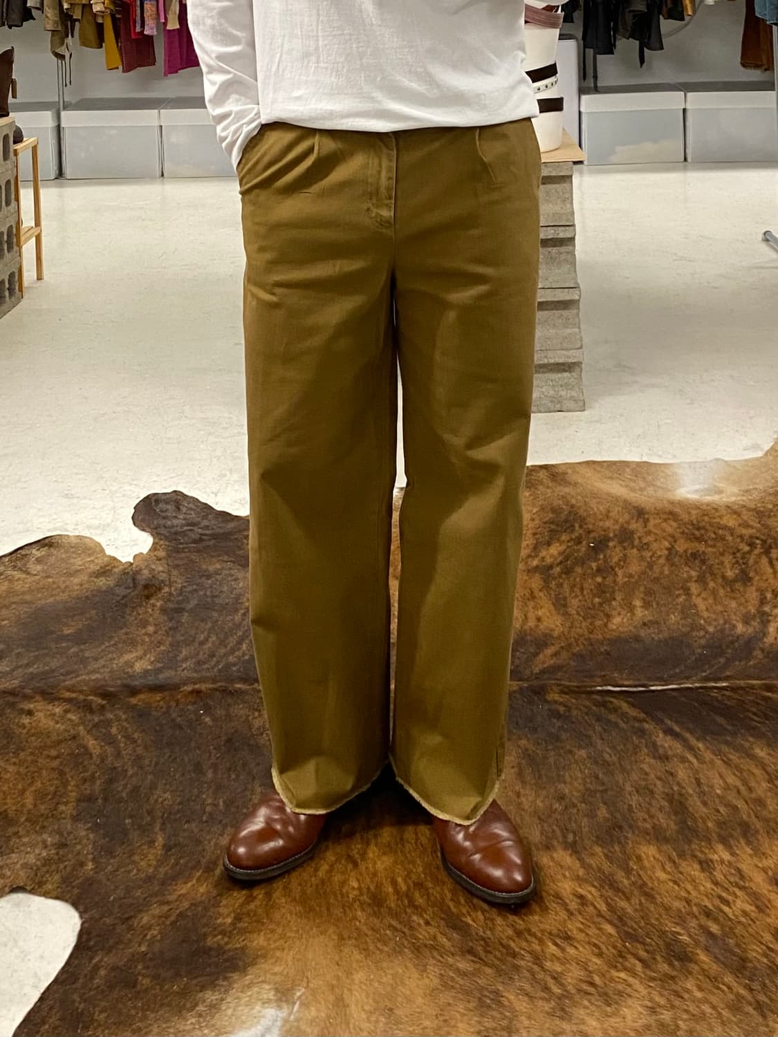 JOURNAL STANDARD wide chino pants 와이드 치노 상품이미지8