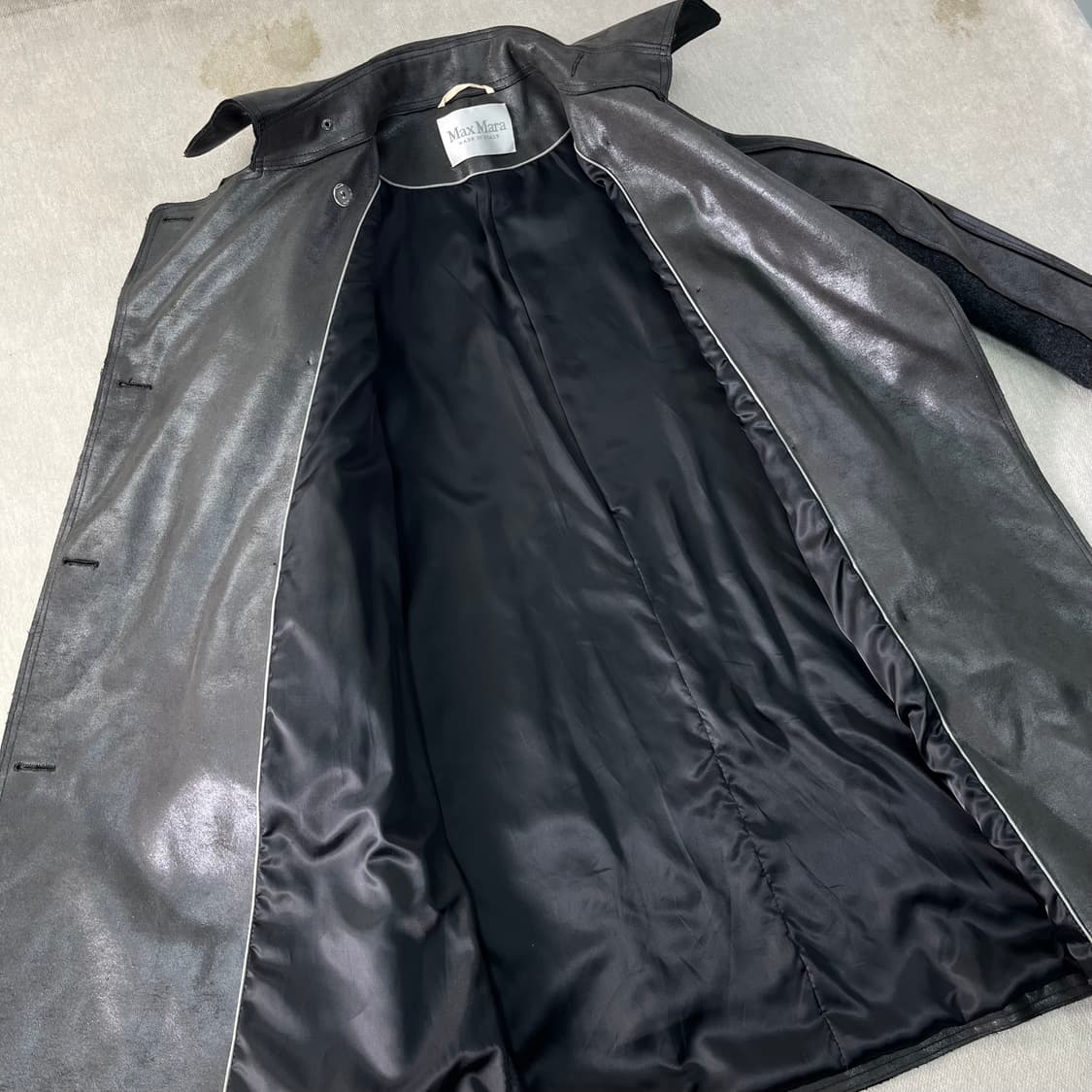 W 95 막스마라 더블 브레스티드 울 롱 코트 상품이미지6